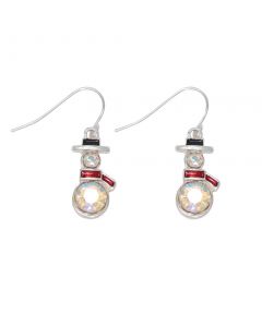 AB CRYSTAL SNOWMEN EARRINGS
