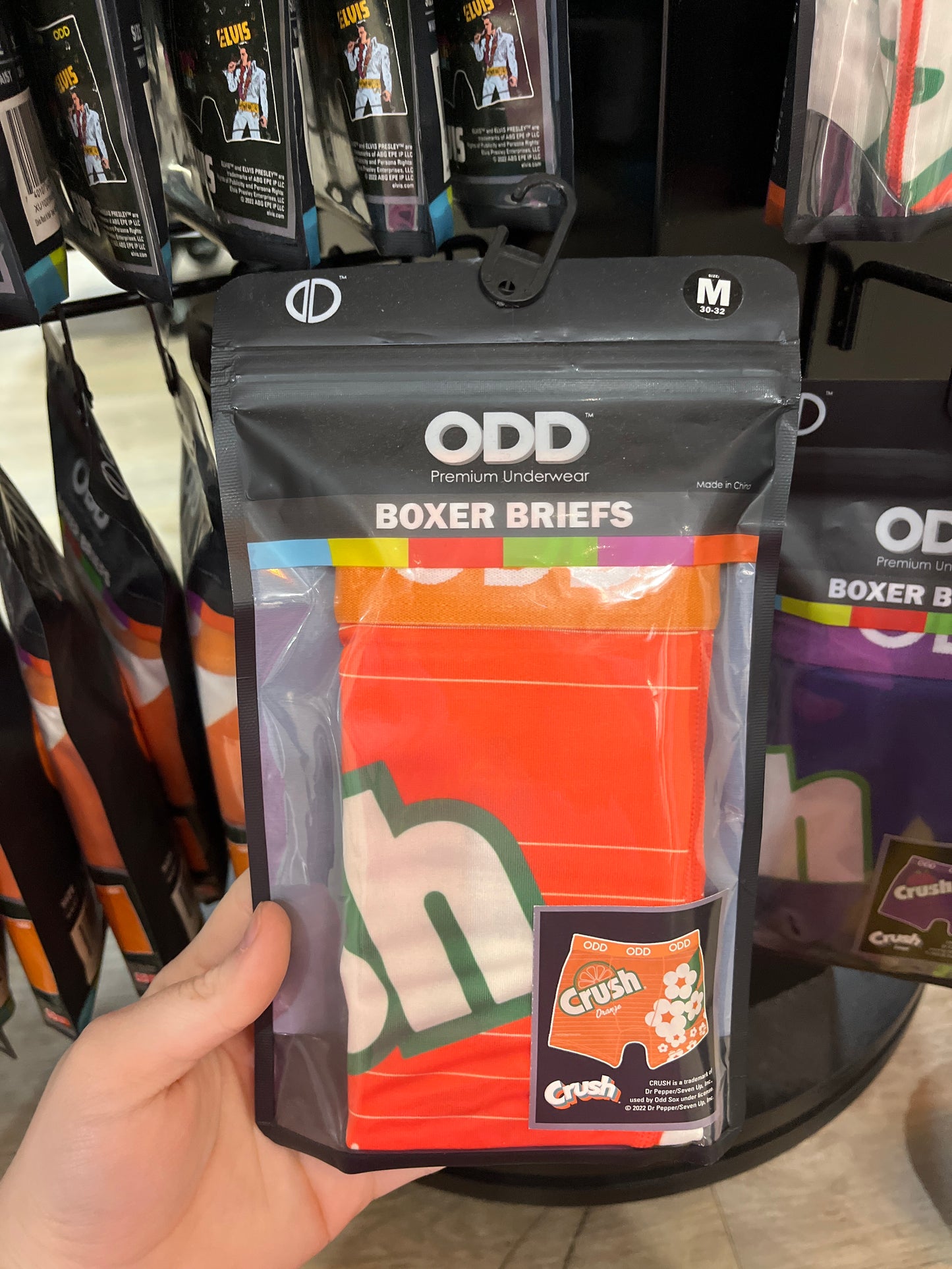 BOXER BRIEFS - ORANGE CRUSH - M