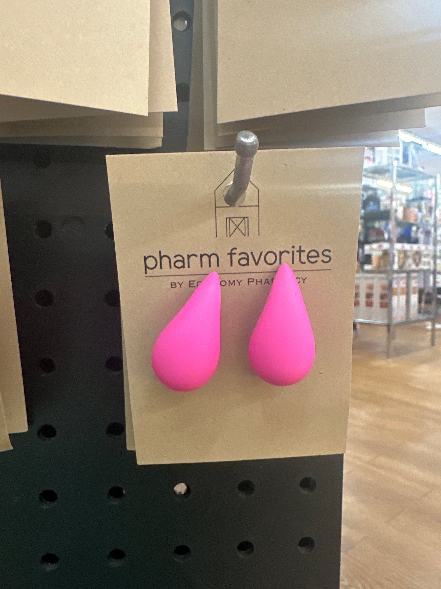 PINK COMMA EARRINGS