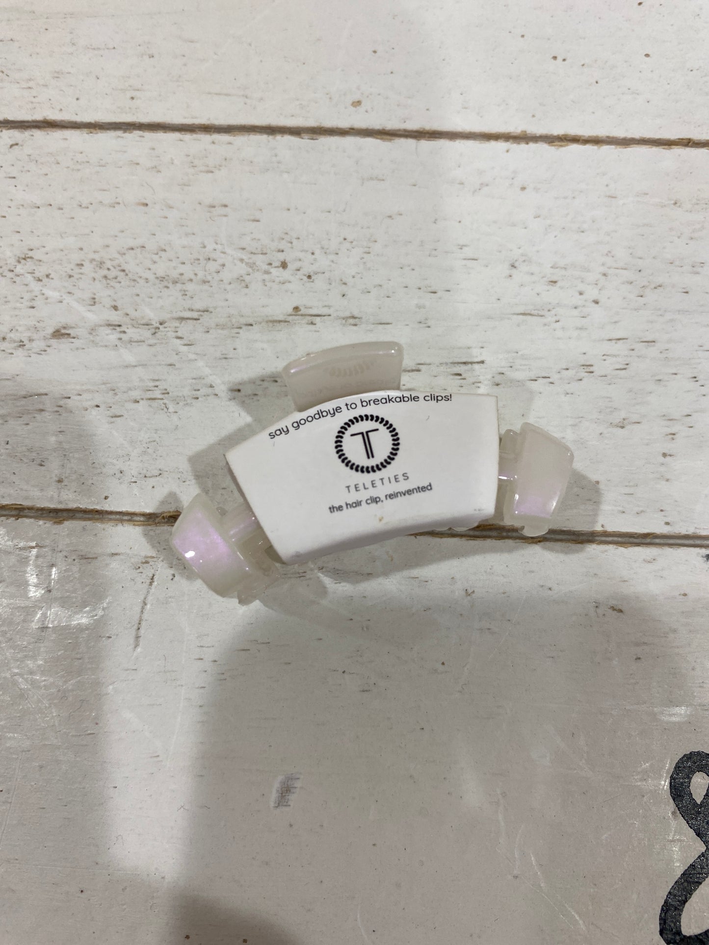 TELETIES HAIR CLIP - TINY - PEPPERMINT