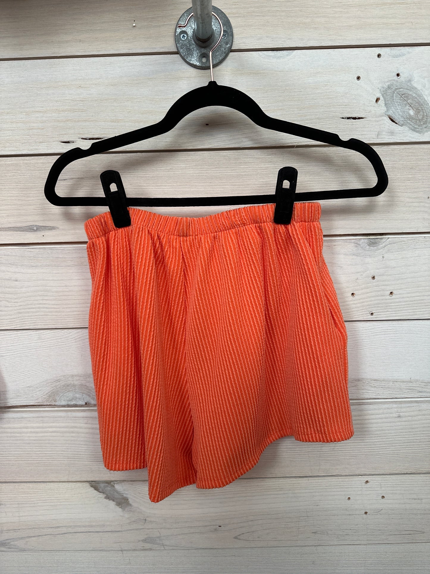 RIBBED 2PC SET - ORANGE