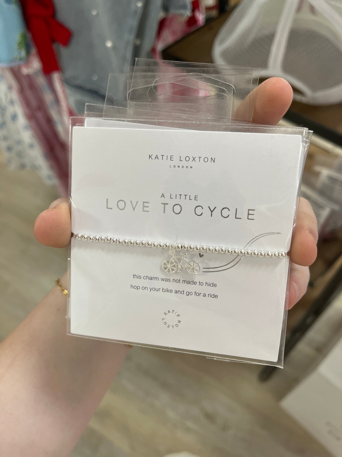 A LITTLE LOVE TO CYCLE BRACELET