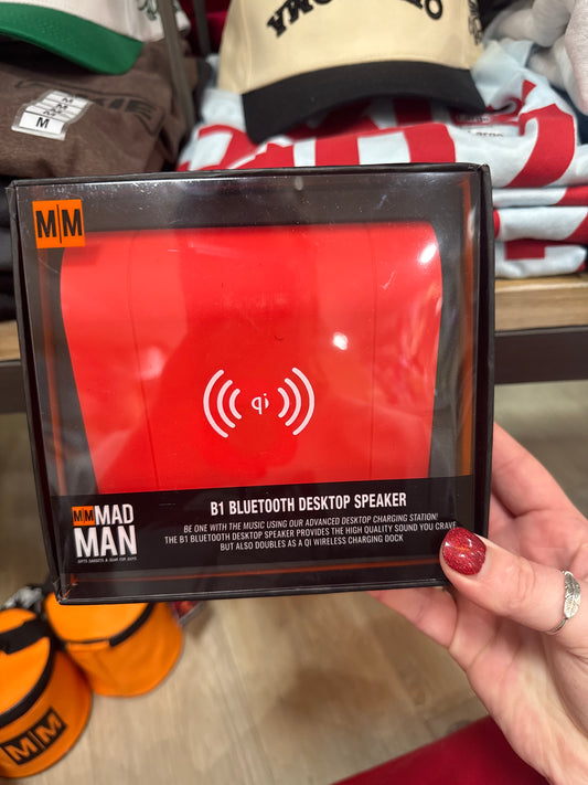 MAD MAN B1 BLOOTOOTH  DESKTOP SPEAKER - RED