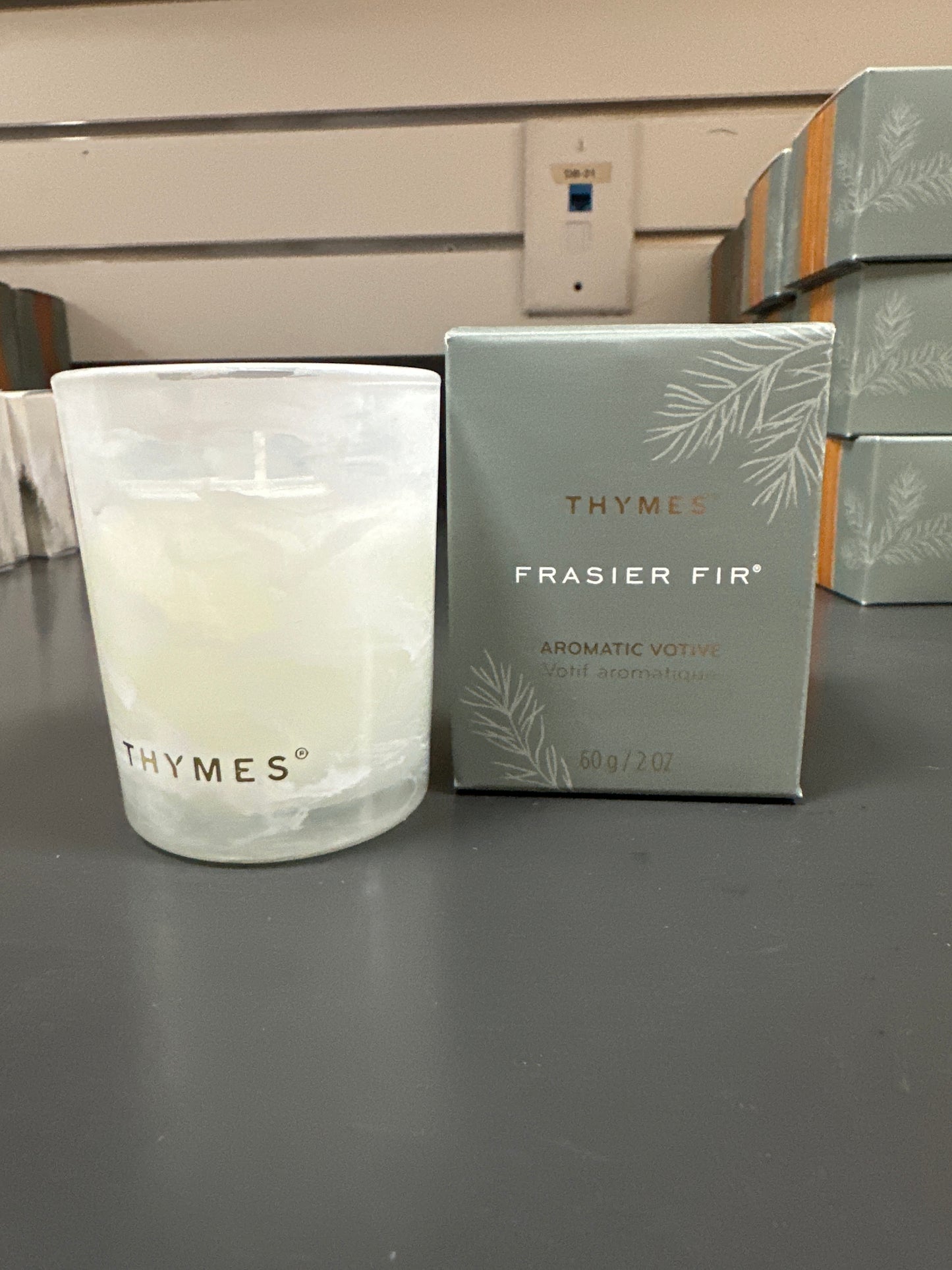 FRASIER FIR BOX VOTIVE - 2 OZ.