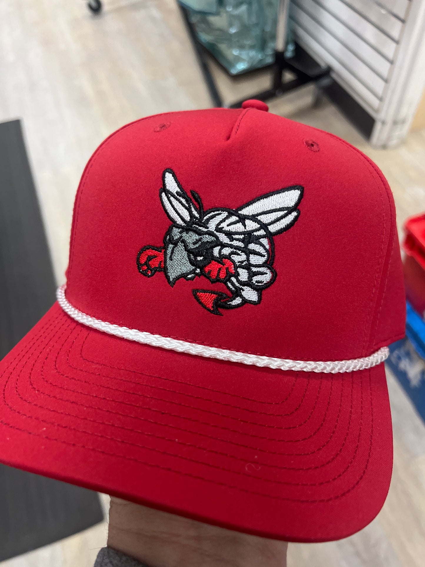 HORNET EMBROIDERED ROPE HATS