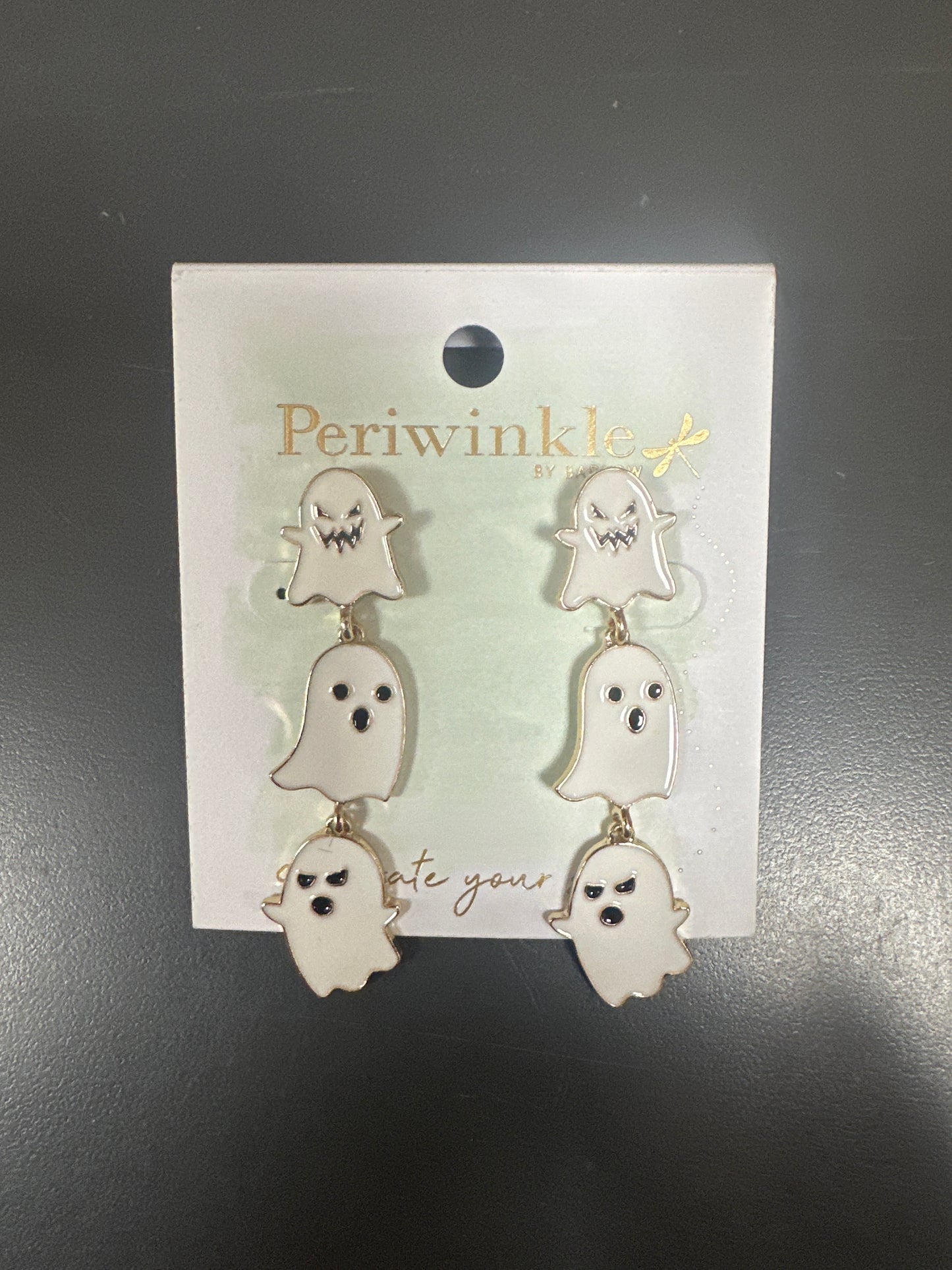 PERIWINKLE HALLOWEEN EARRINGS