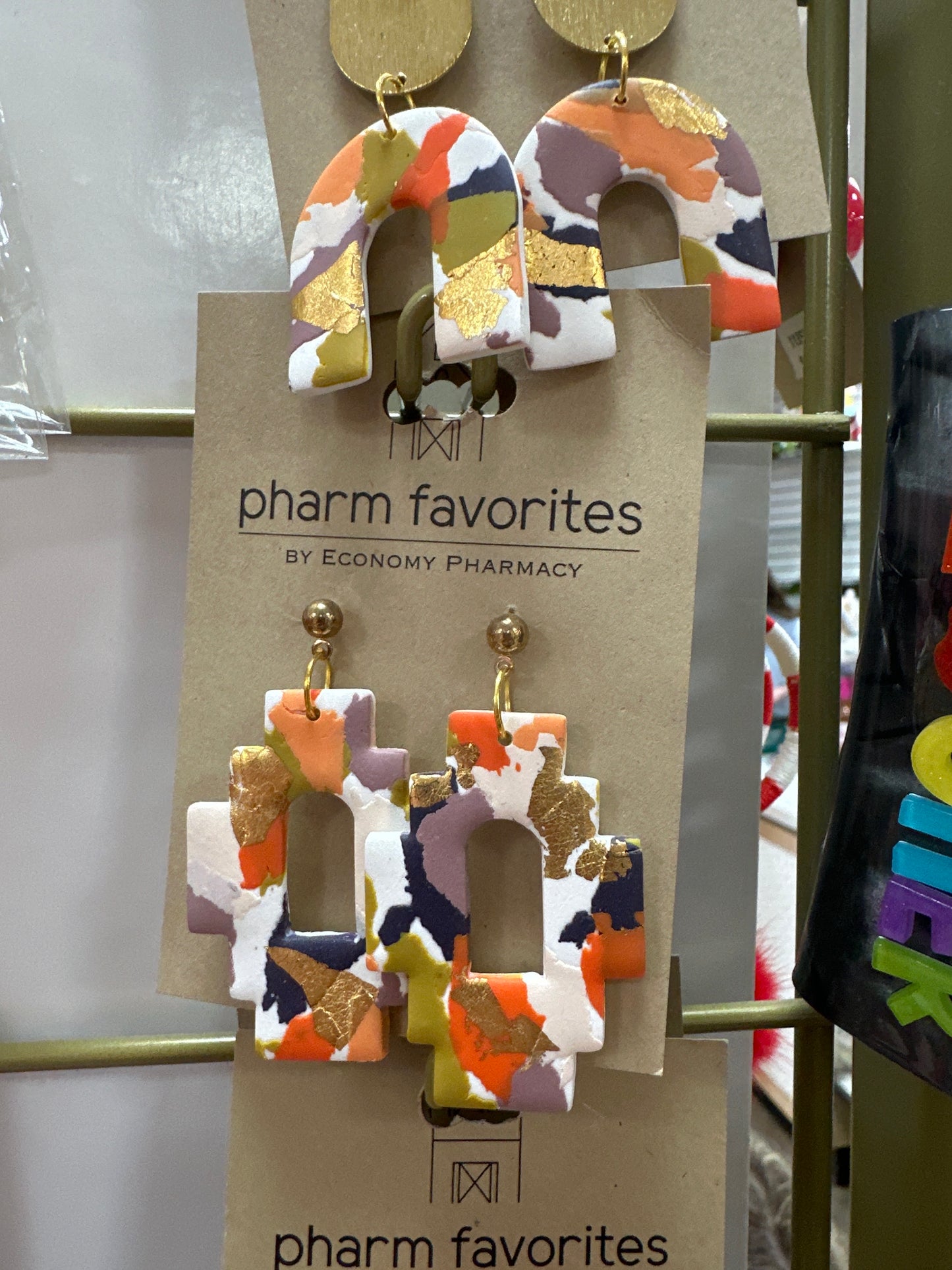 PUMPKIN PATCH - AZTEC EARRINGS