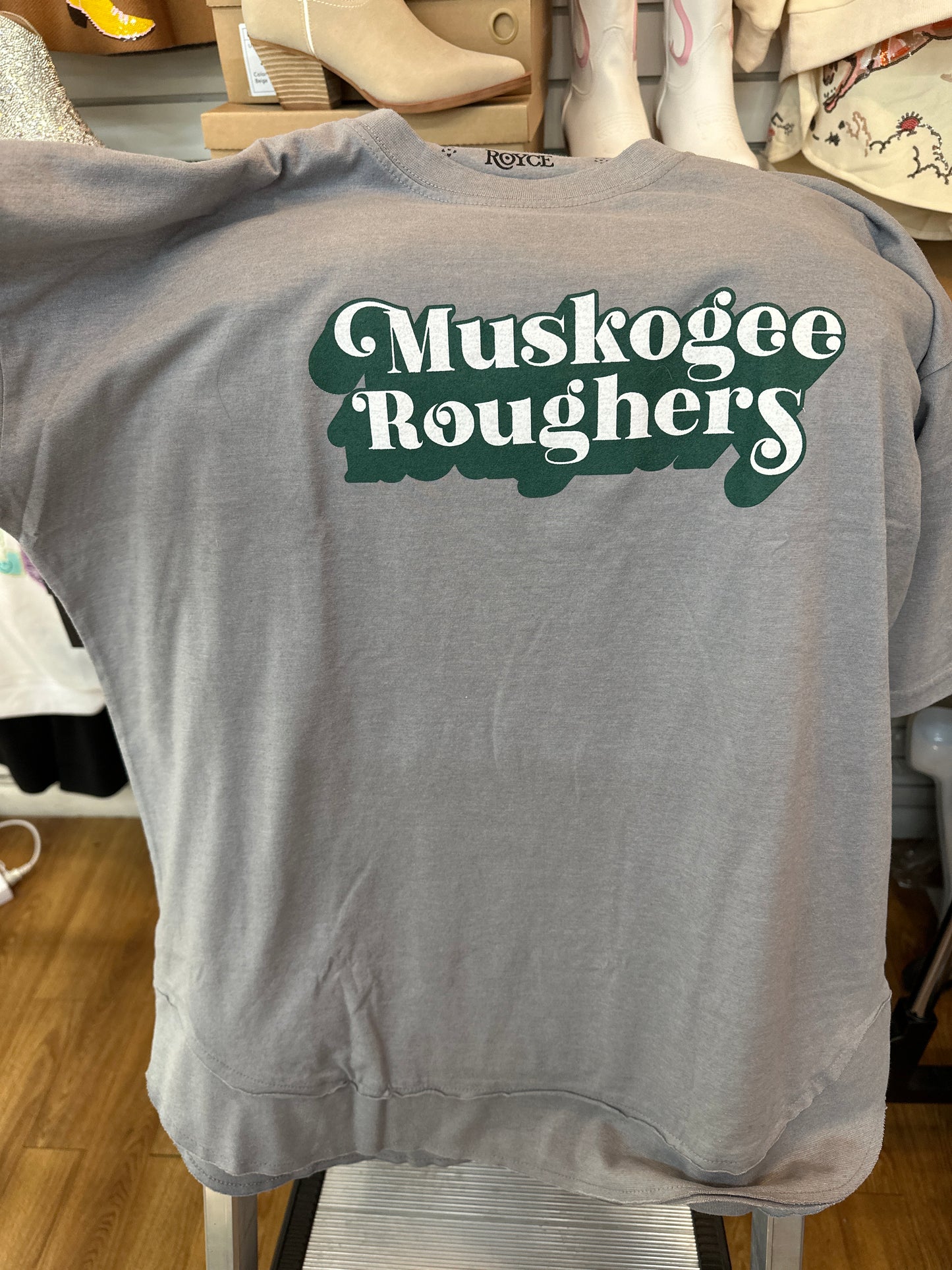 MUSKOGEE ROUGHERS ROUND BOTTOM TEE - XL