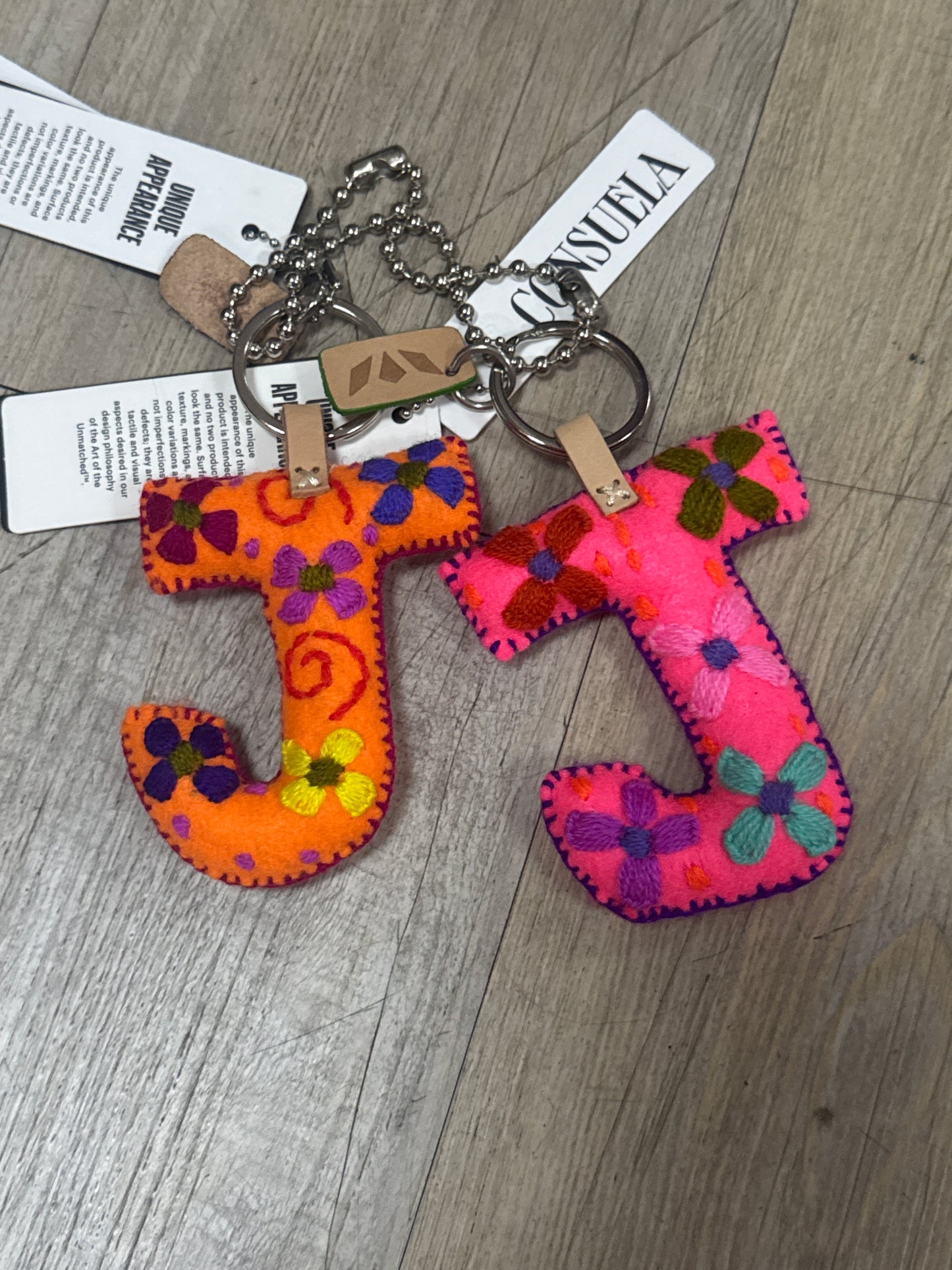 FELT CHARM - J