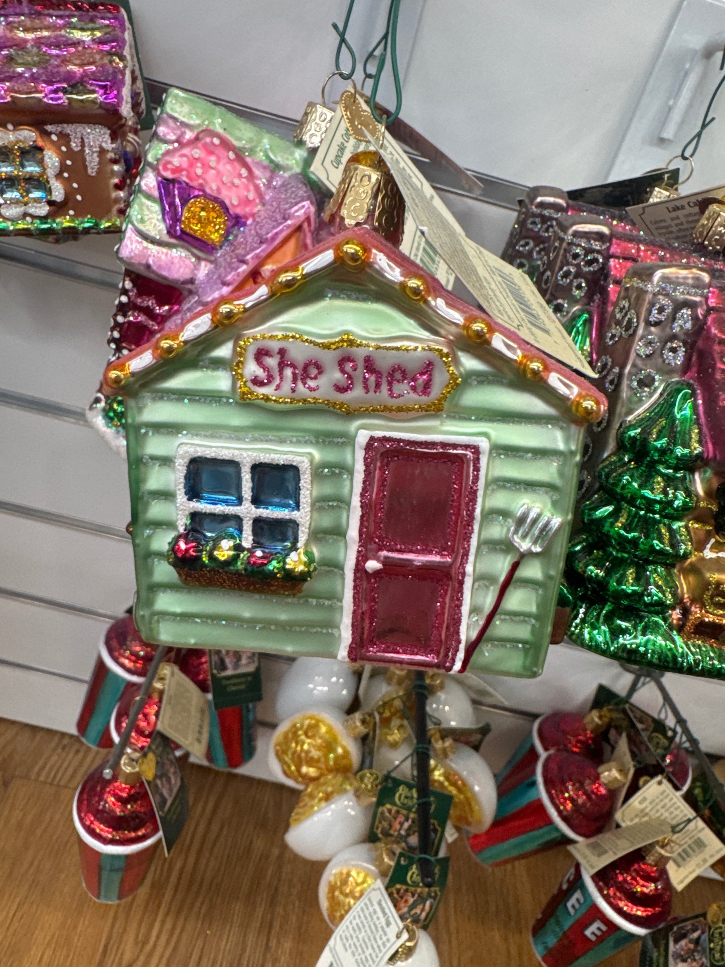 CHRISTMAS ORNAMENT- SHE SHED