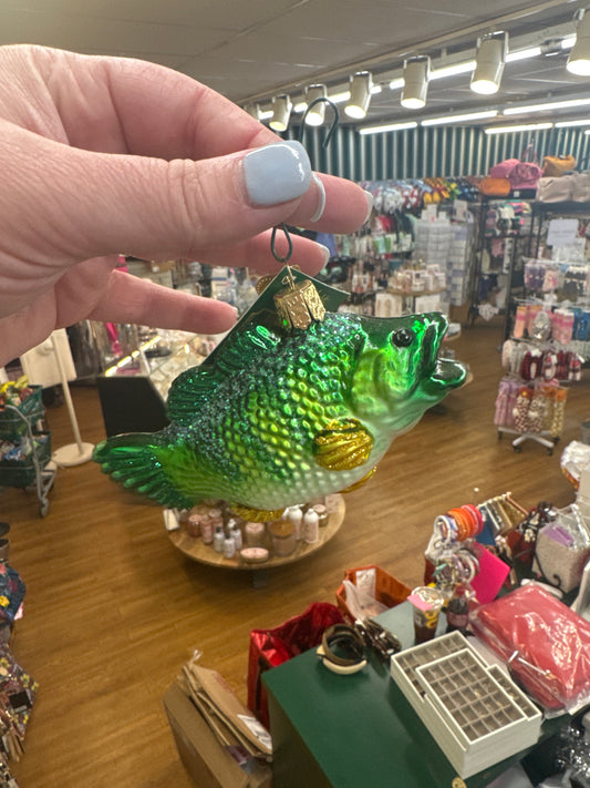 CHRISTMAS ORNAMENT - LARGE MOUTH BASS