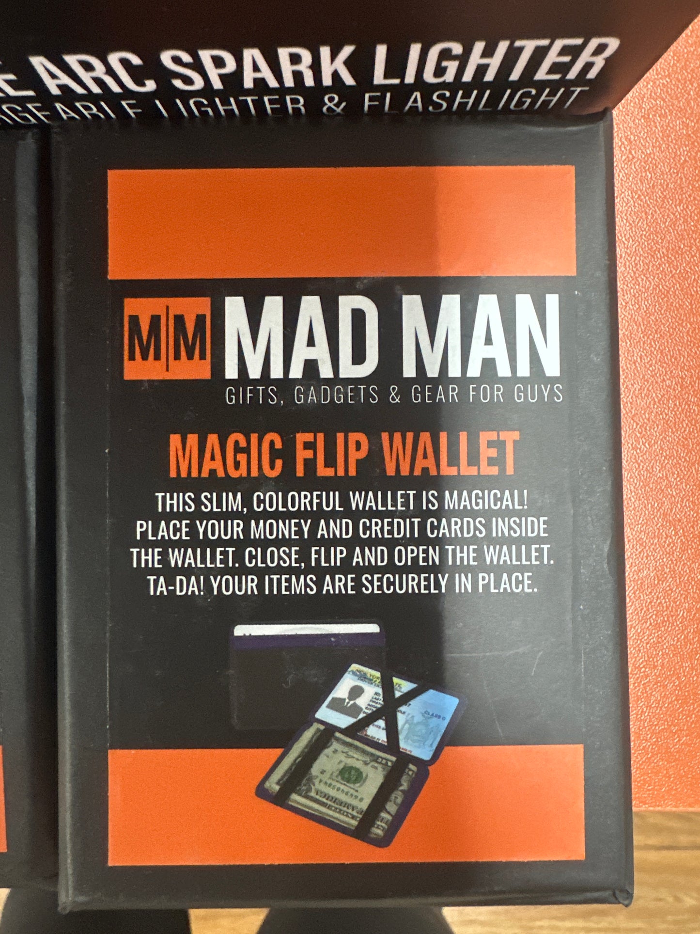 MAD MAN MAGIC FLIP WALLET - NAVY