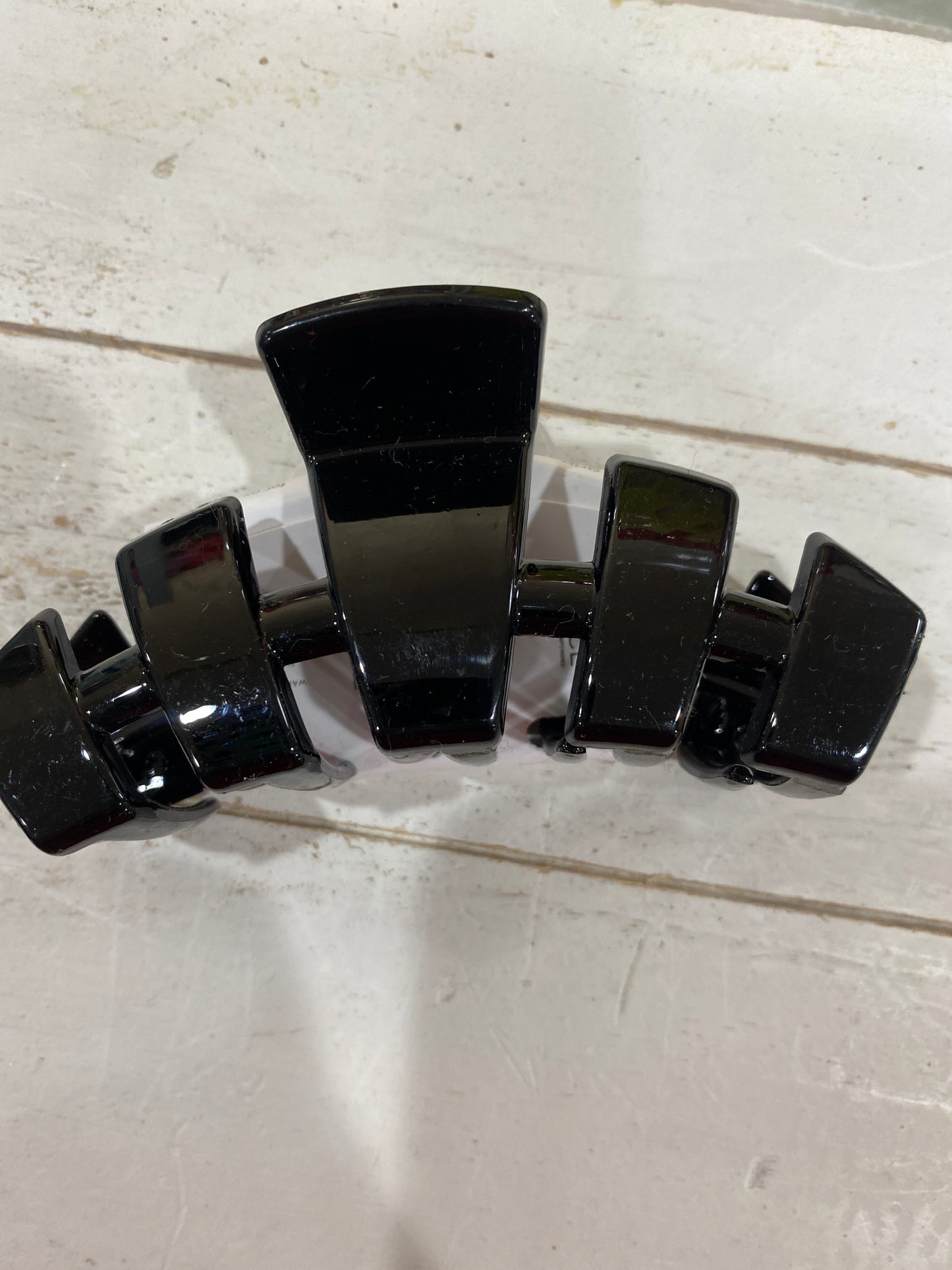 TELETIES HAIR CLIP - LARGE - JET BLACK