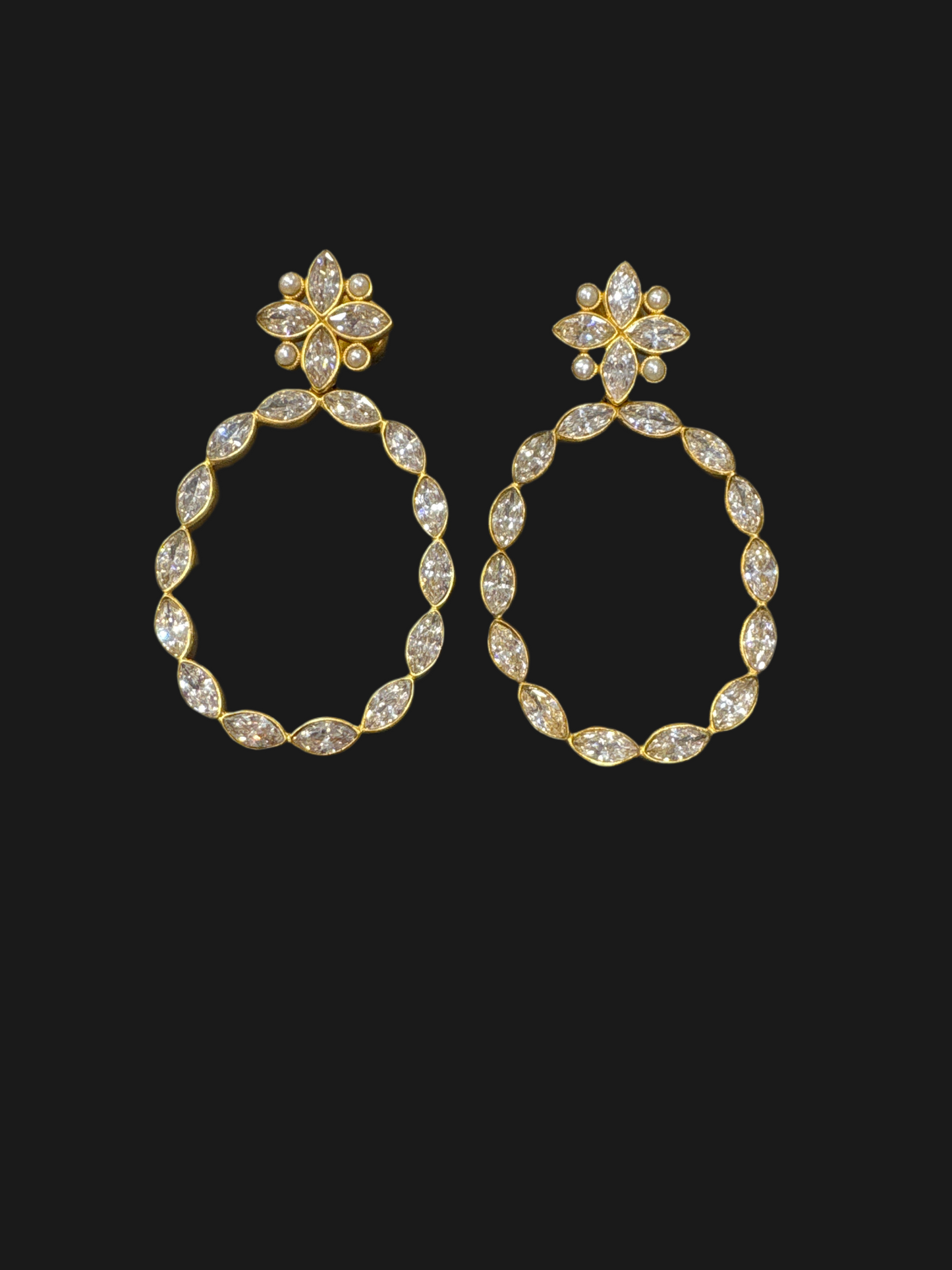 Julie Vos Charlotte Statement Earrings