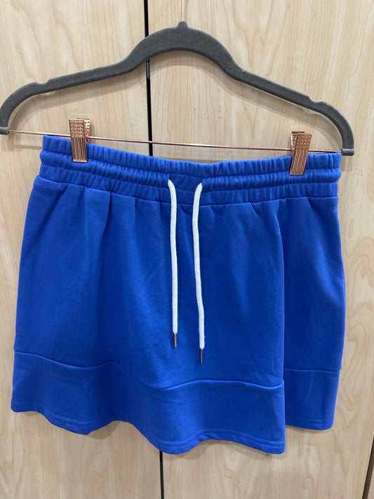 BLUE 2PC SKIRT SET