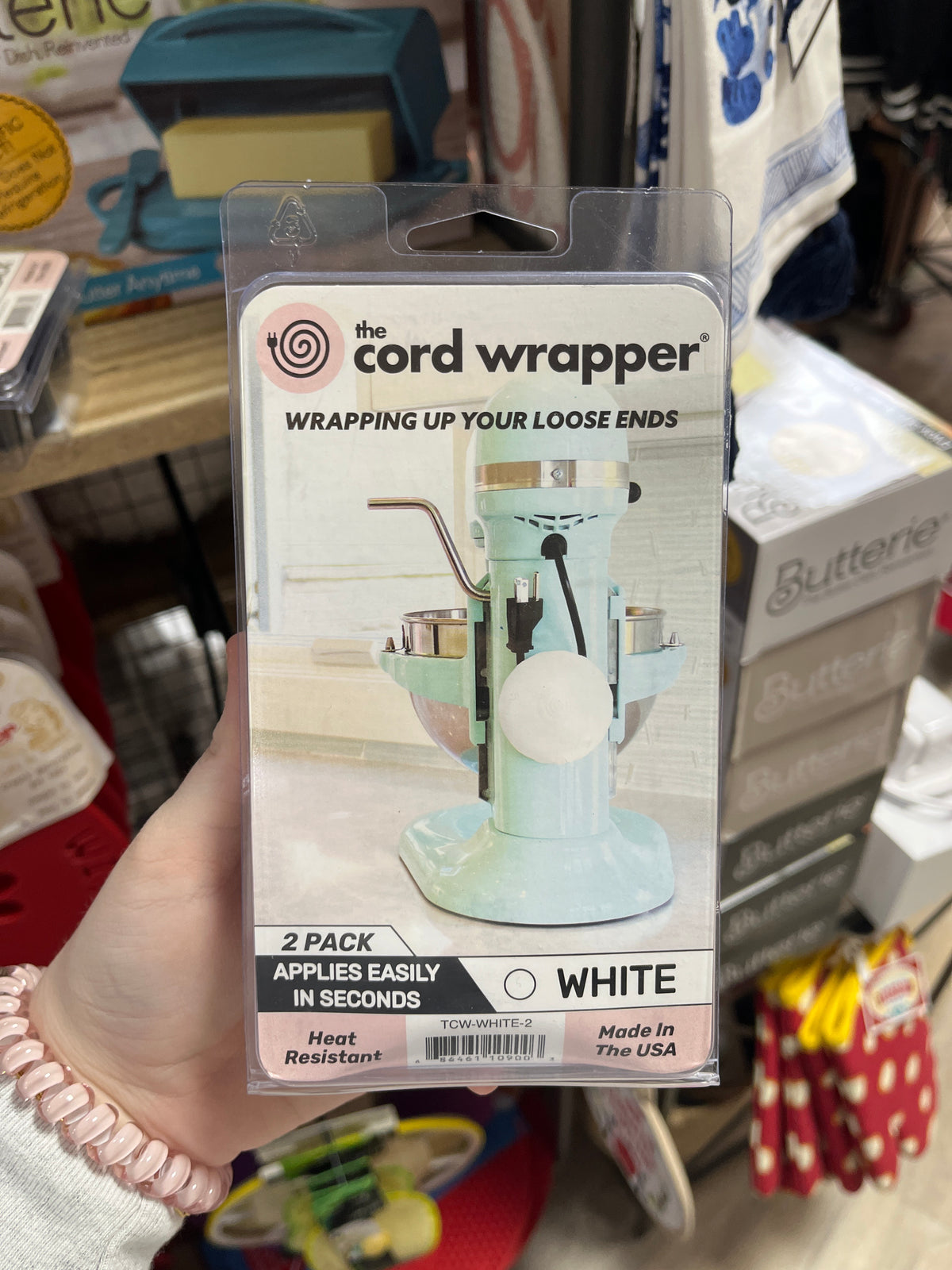 THE CORD WRAPPER -2PK - WHITE