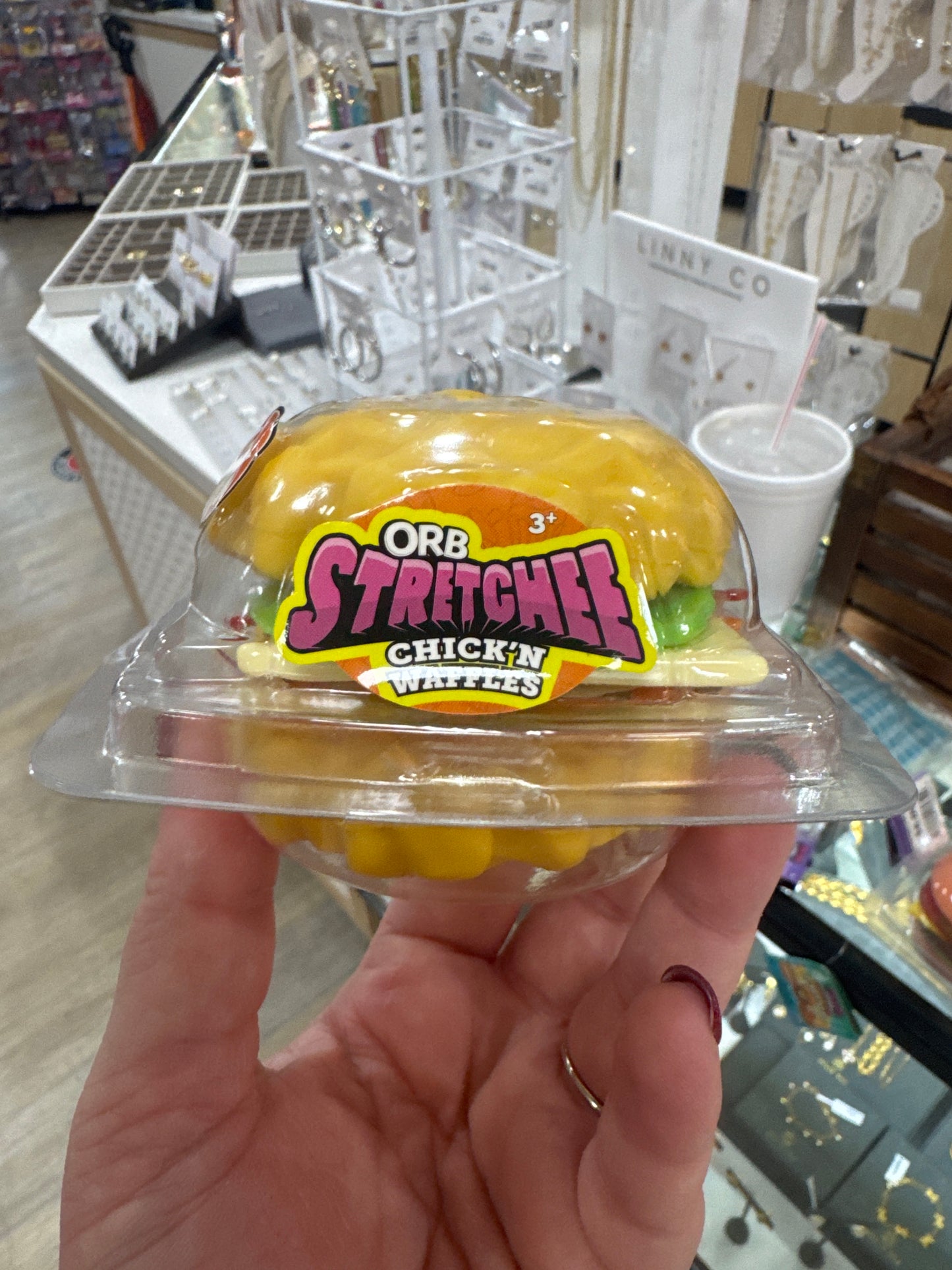 STRETCHY FOOD SECRET MENU WAFFLE SANDWICH