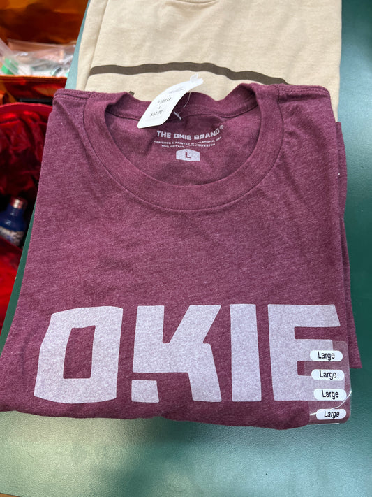 OKIE 1907 TEE - MAROON - L