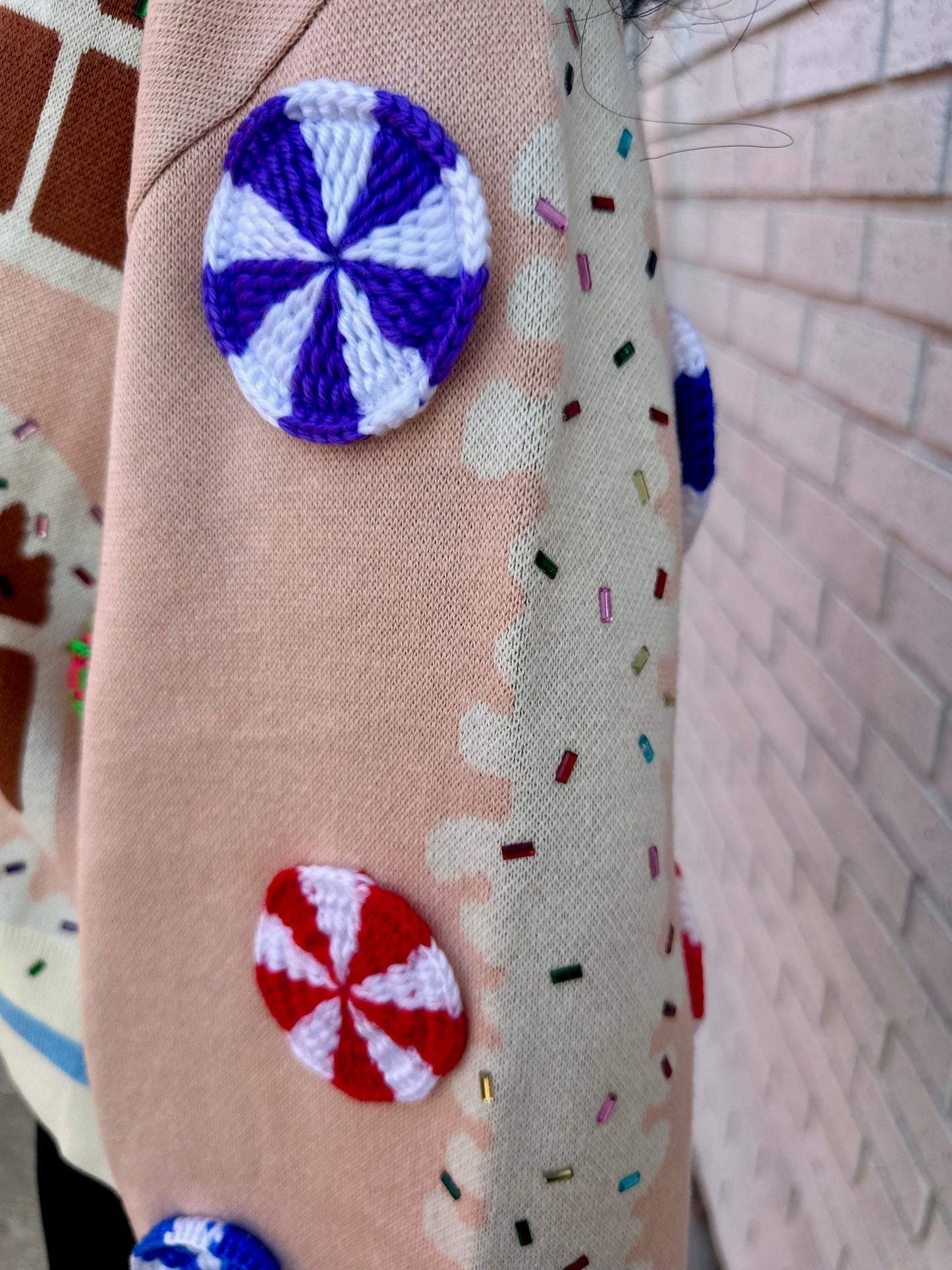 GINGERBREAD HOUSE CARDIGAN