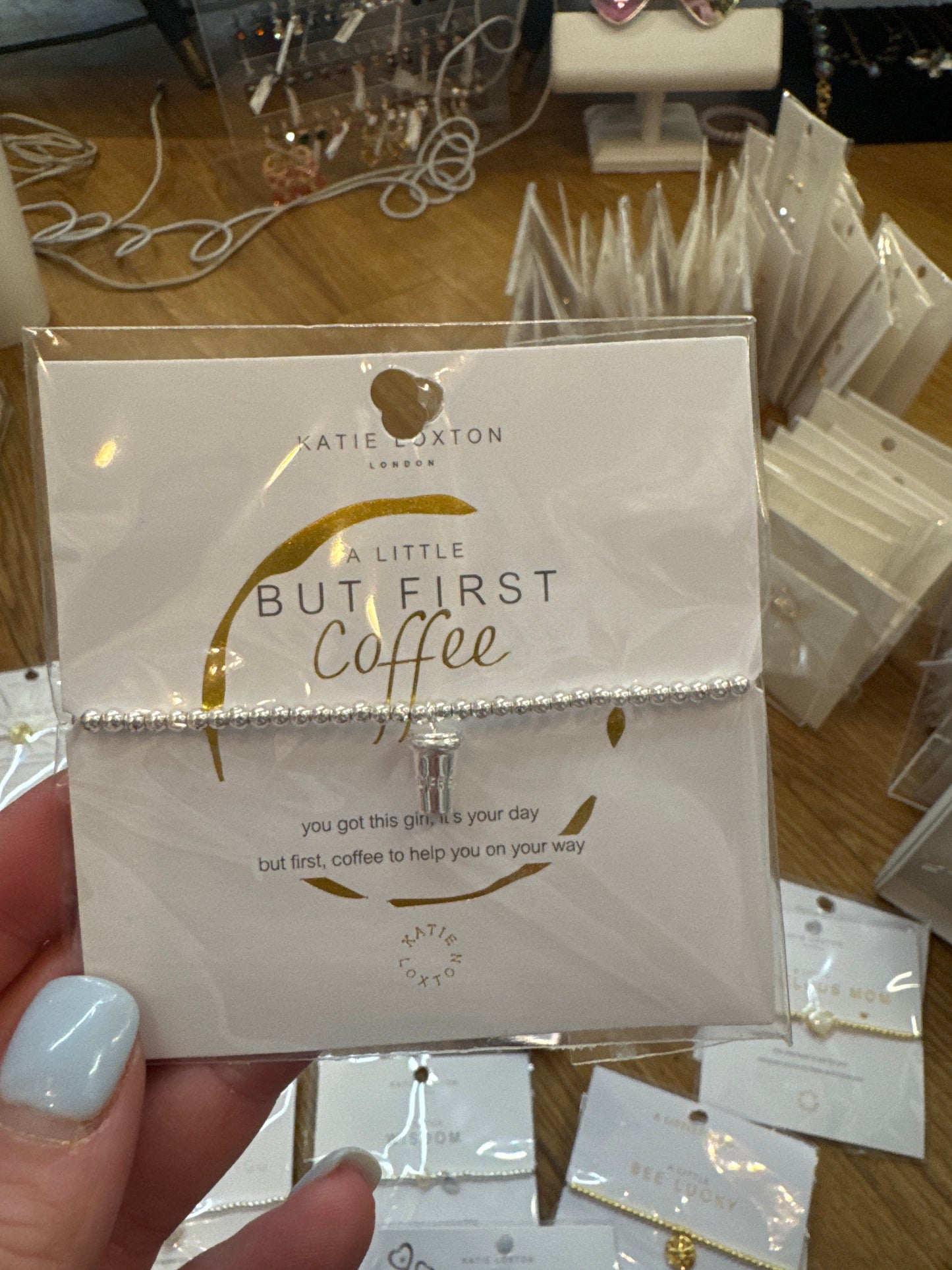 A LITTLE BRACELET - BUT FIRST COFFEE