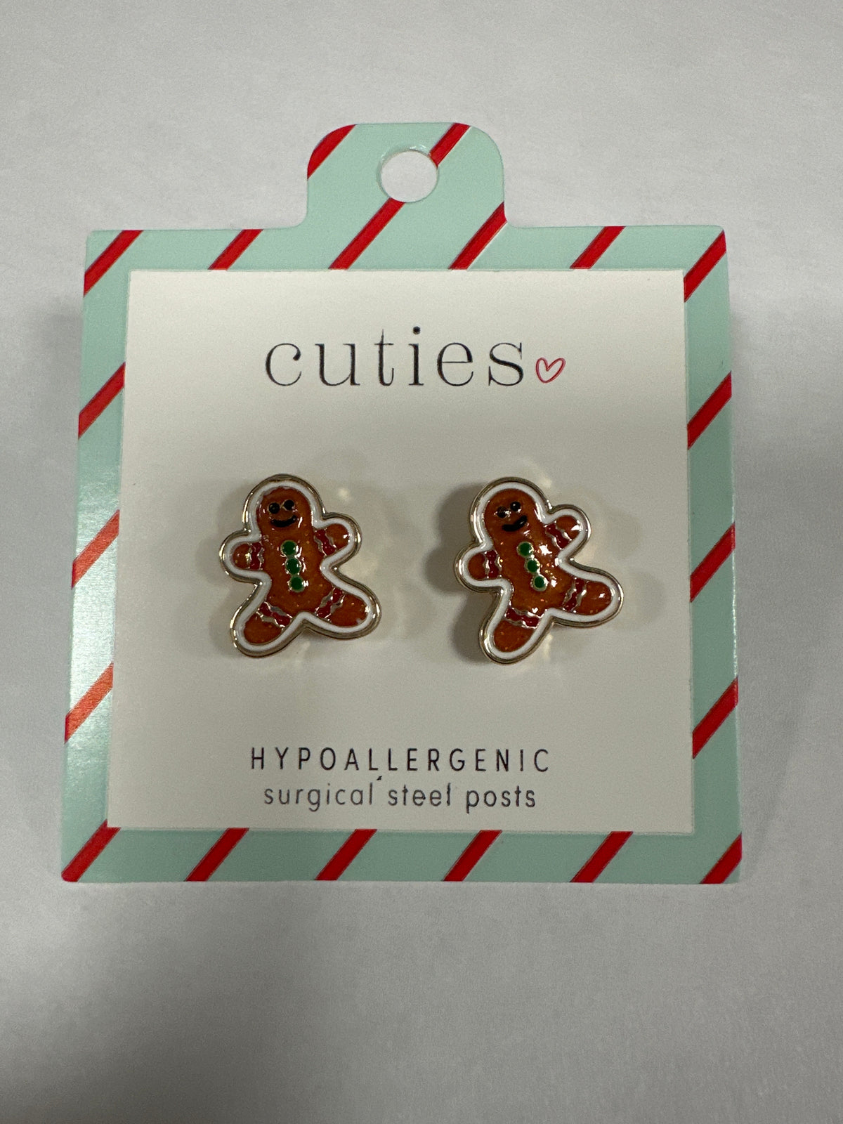 CUTE GINGERBREAD MEN EARRINGS
