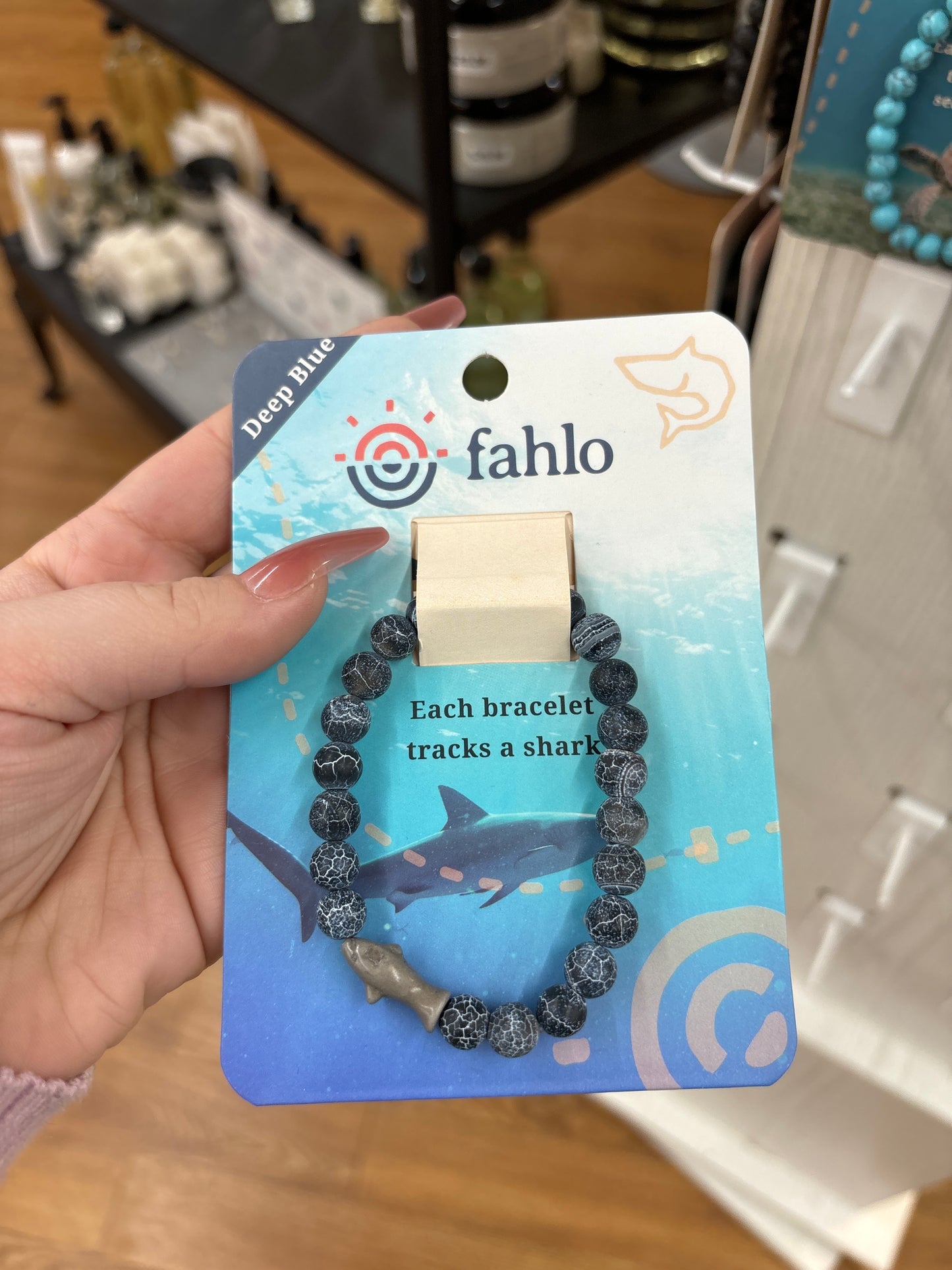 THE VOYAGE BRACELET- DEEP BLUE - SHARK - Pharm Favorites by Economy Pharmacy