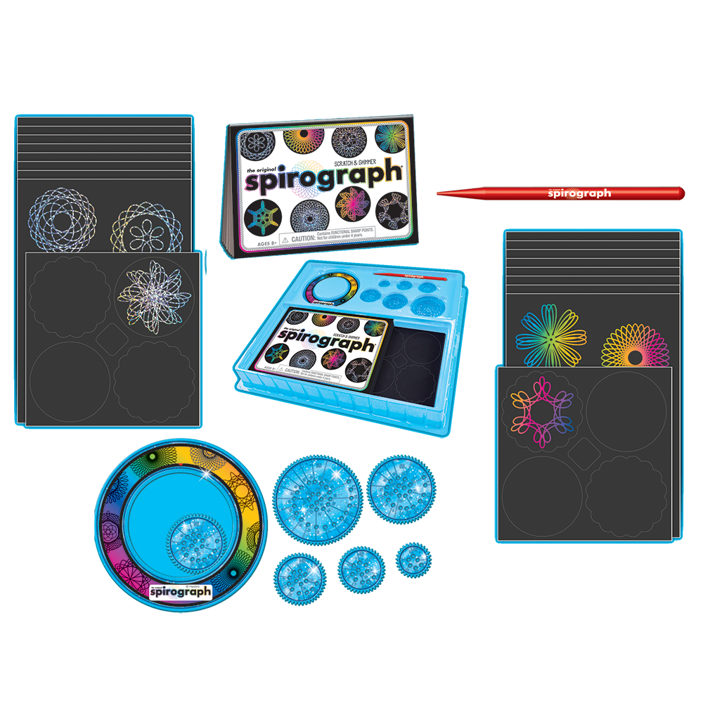 Spirograph Scratch and Shimmer