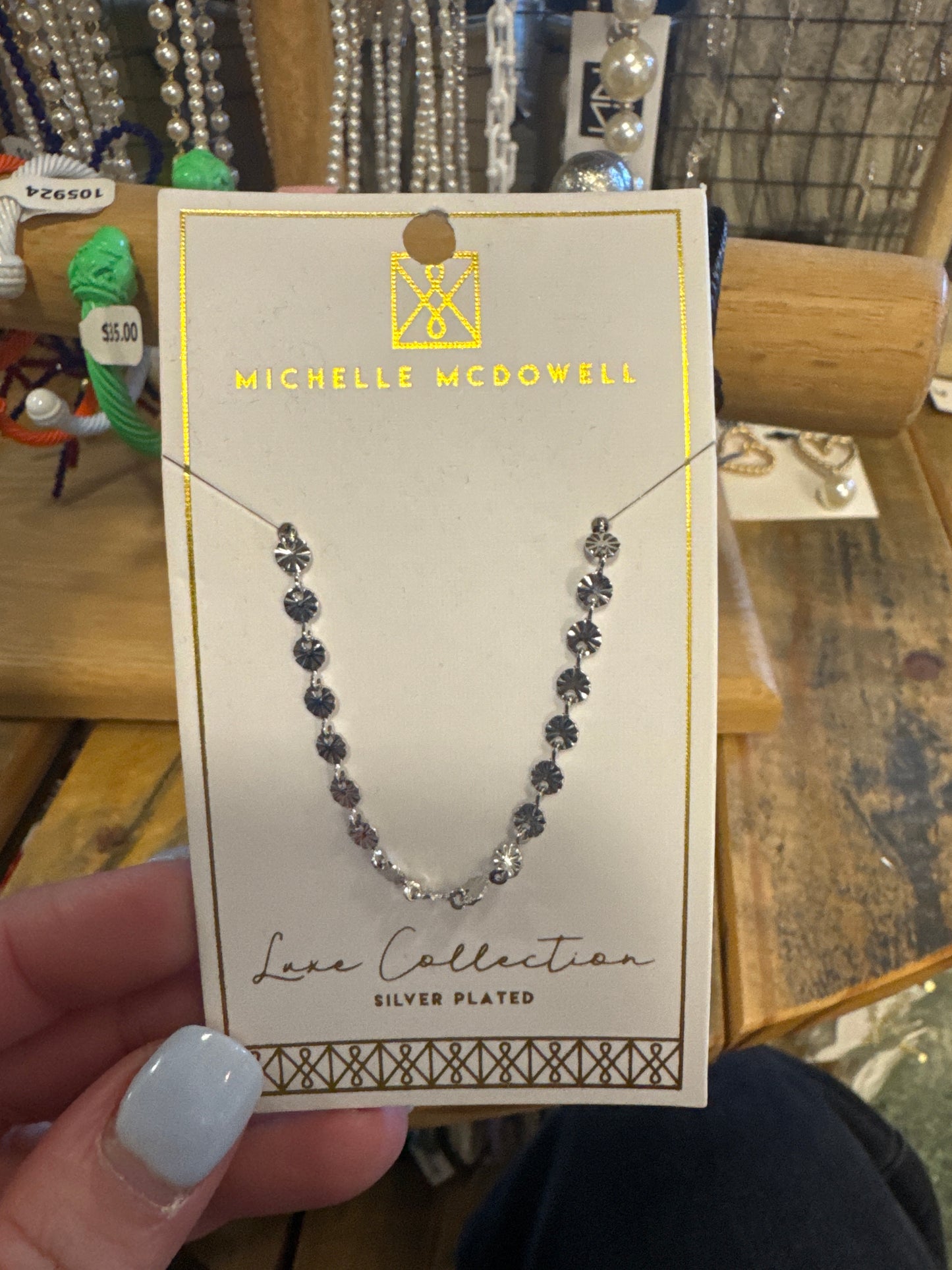 NECKLACE ELIZA SILVER