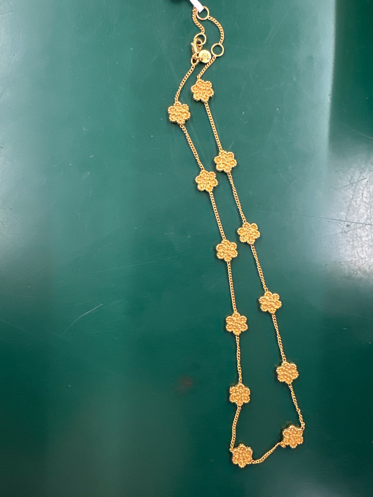 COLETTE DELICATE STATION NECKLACE GOLD