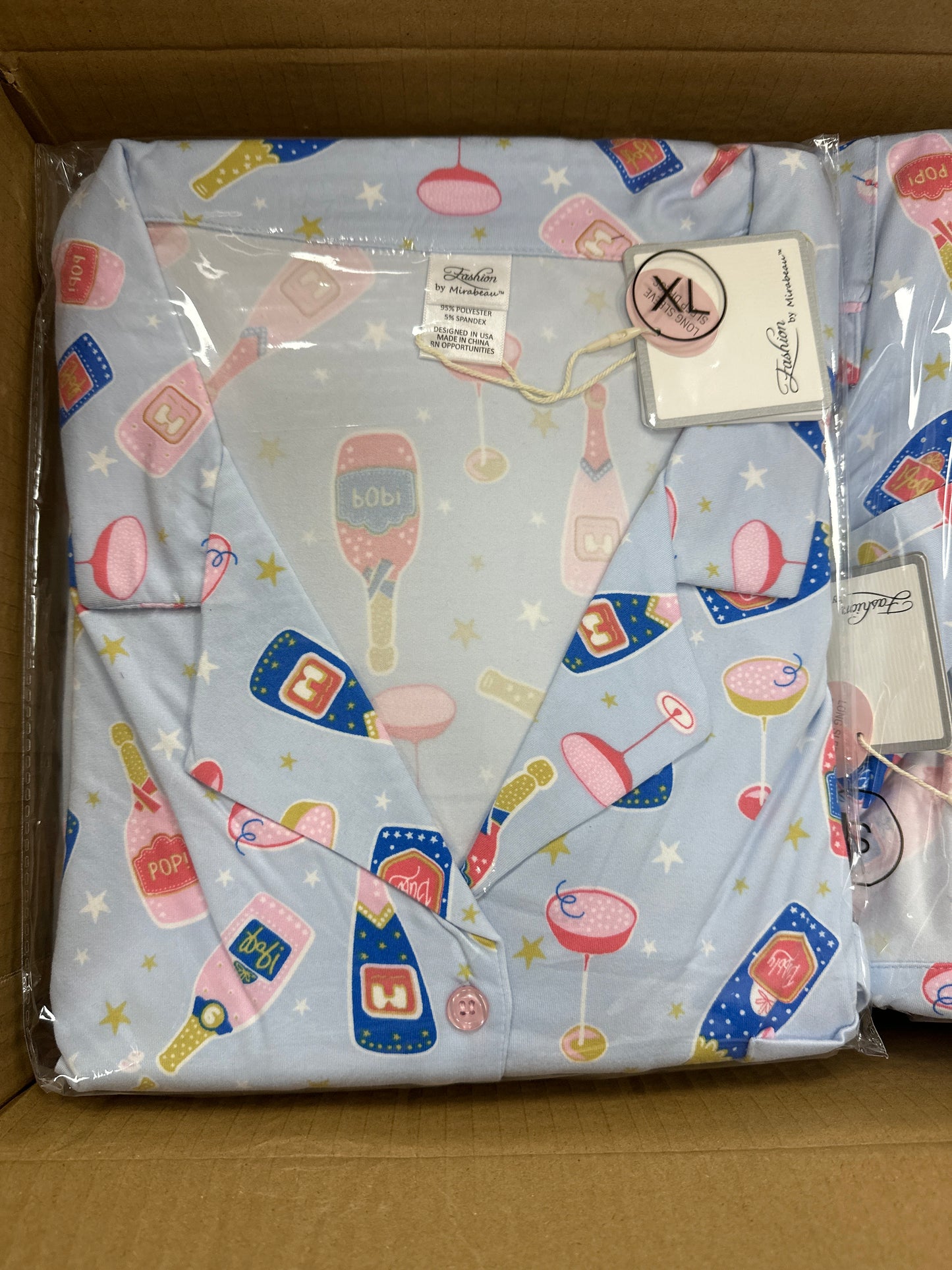 PAYTON PARTY TIME LONG SLEEVE SLEEP DRESS