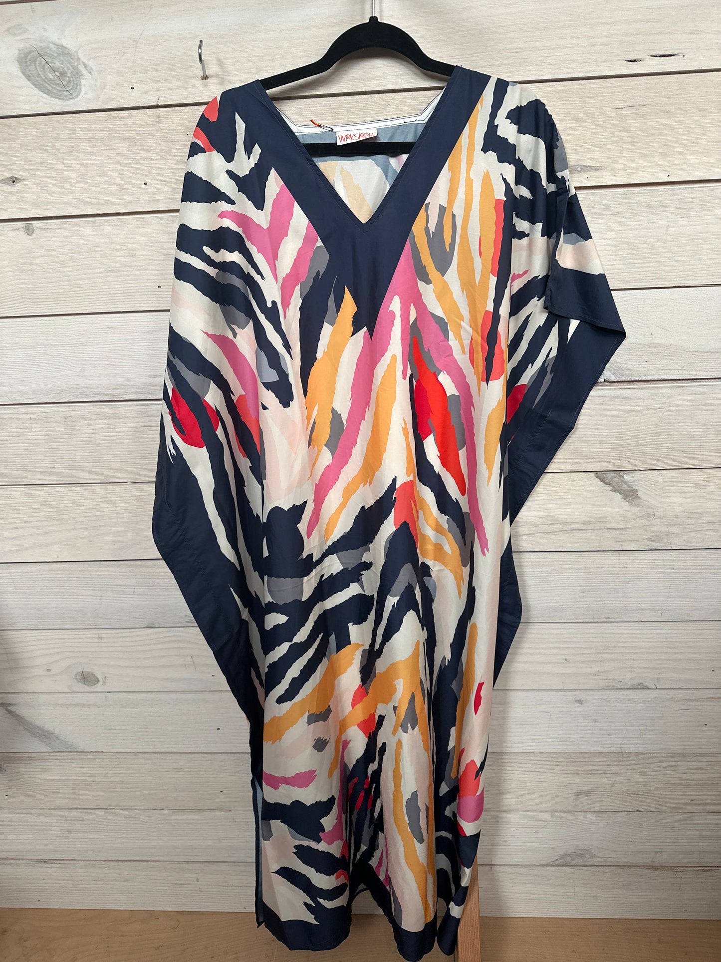 MOO MOO DRESS - NAVY/PINK/YELLOW