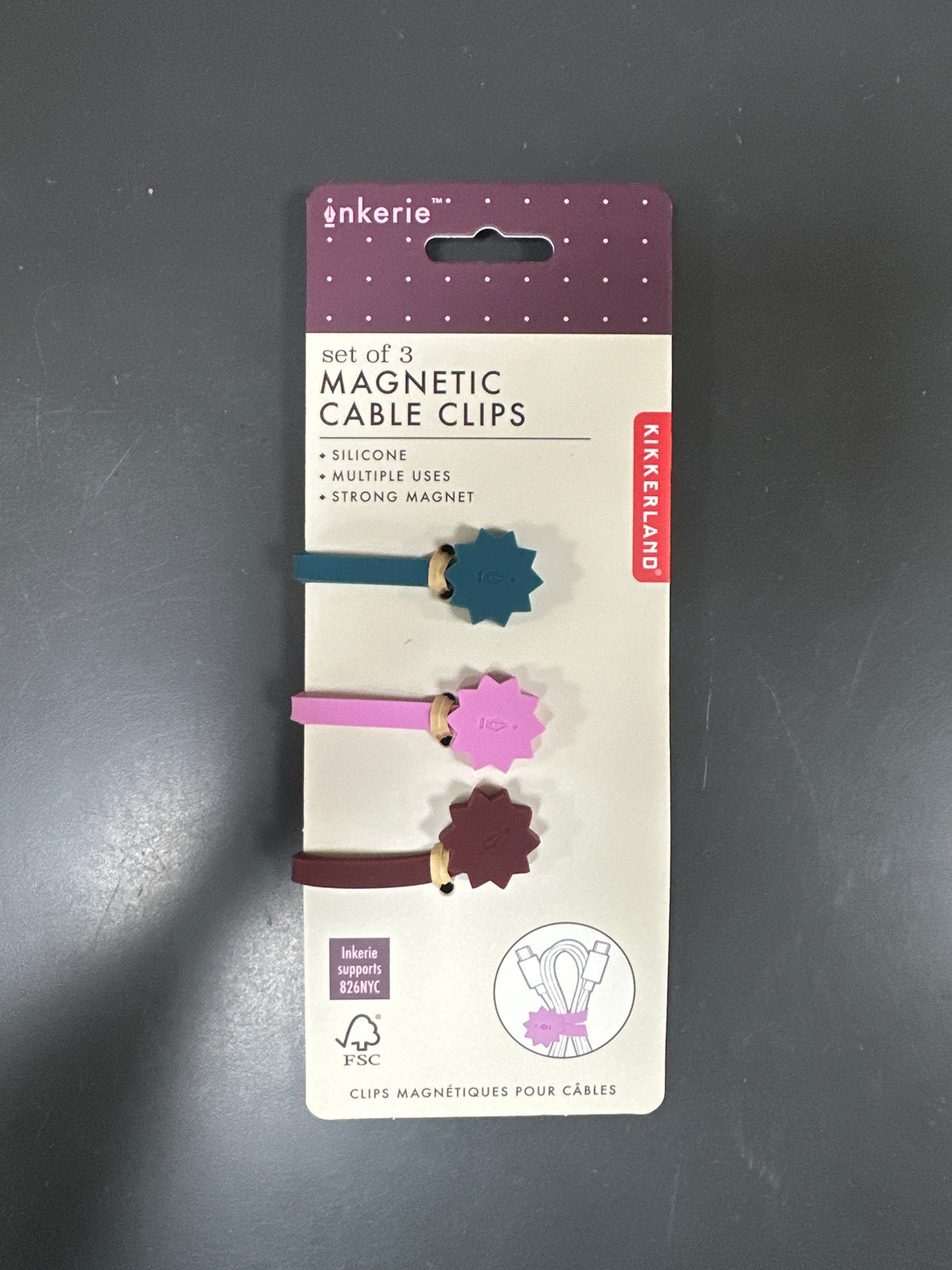 INKERIE MAGNETIC CABLE CLIPS