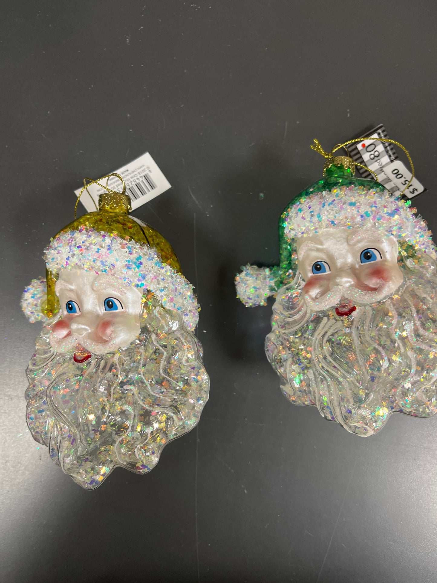 SANTA IRIDESCENT ORNAMENT