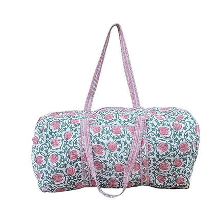 QUILTED DUFFLE BAG