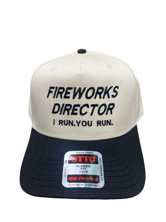 IVORY & BLACK HAT FIREWORKS DIRECTOR