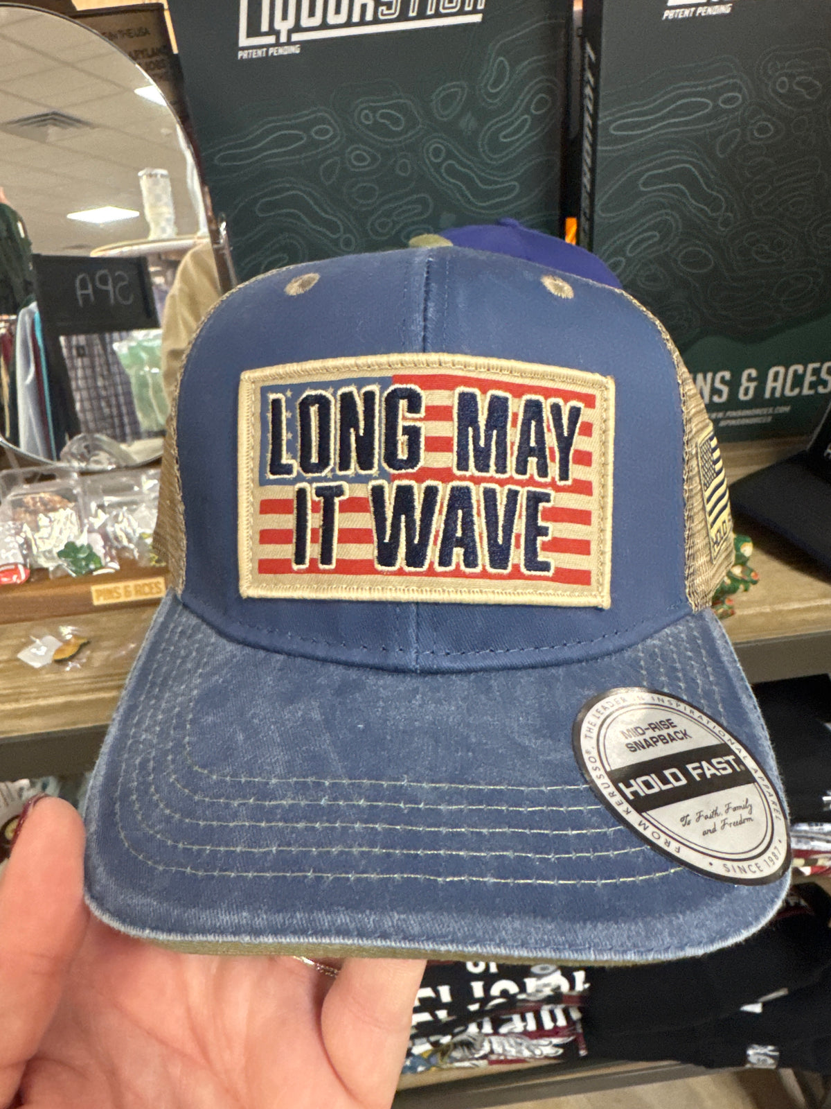 HOLD FAST CAP - LONG MAY IT WAVE - Pharm Favorites by Economy Pharmacy