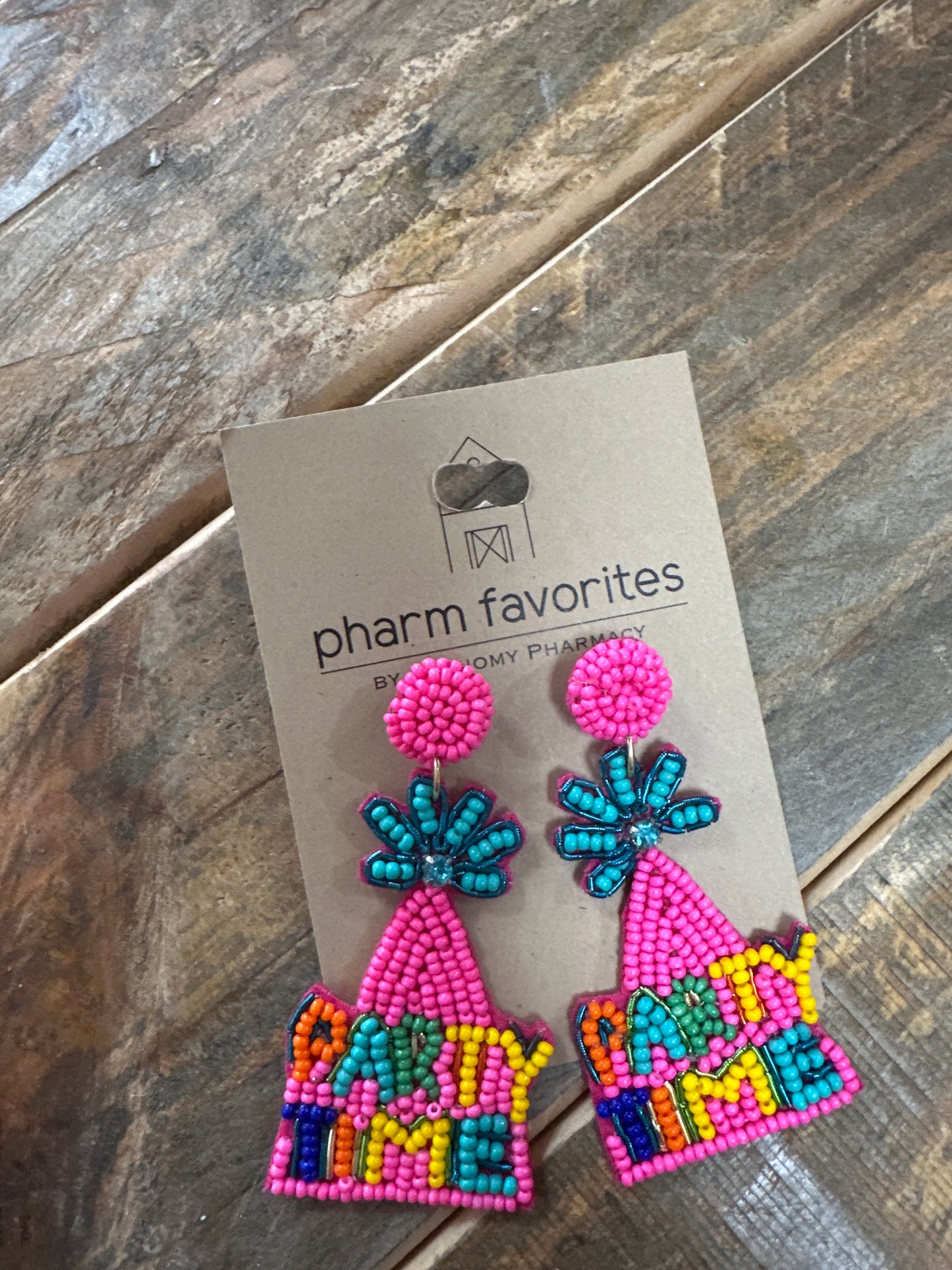 PARTY TIME BEADED EARRINGS