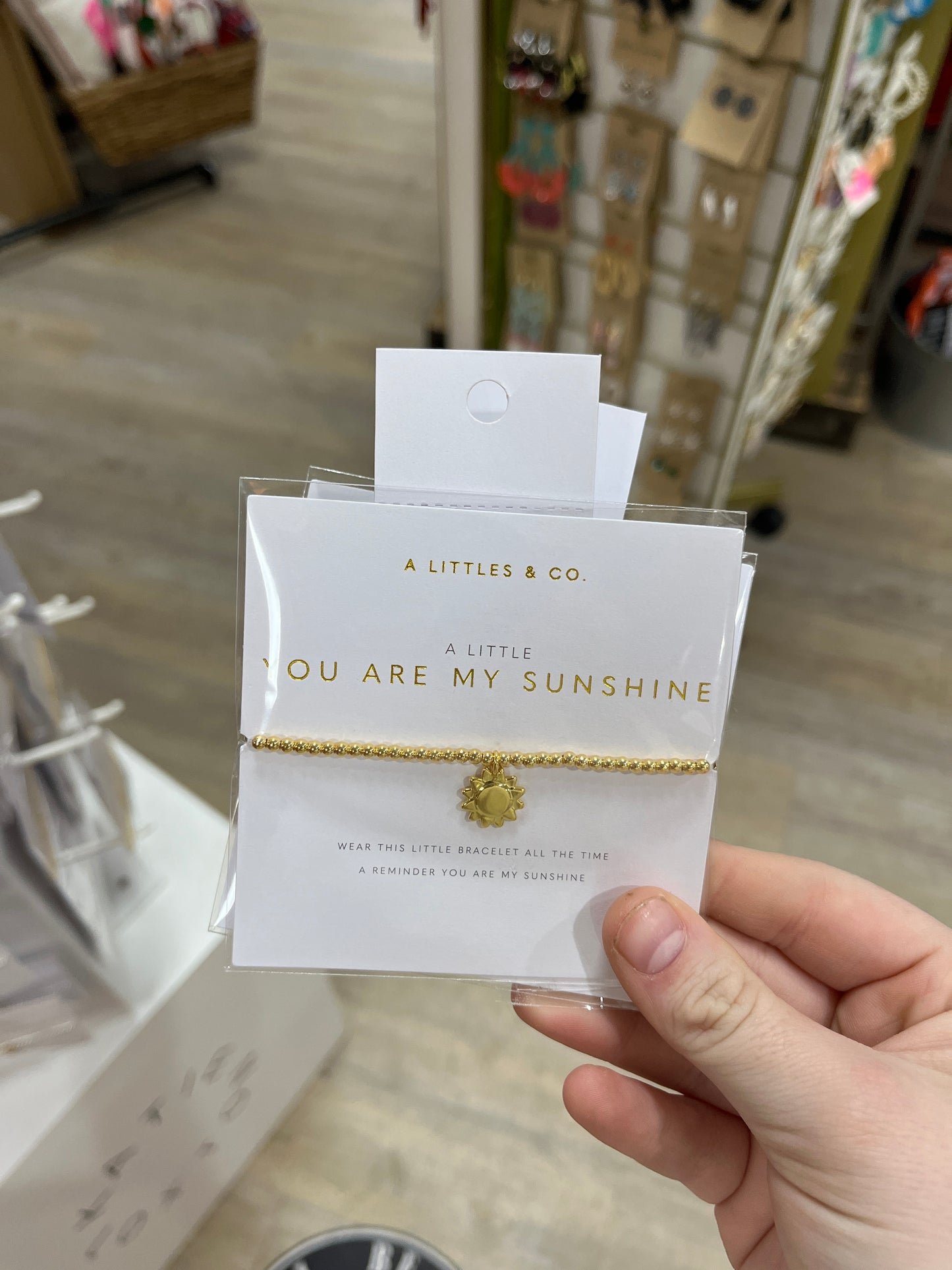 A LITTLE BRACELET - YOU ARE MY SUNSHINE