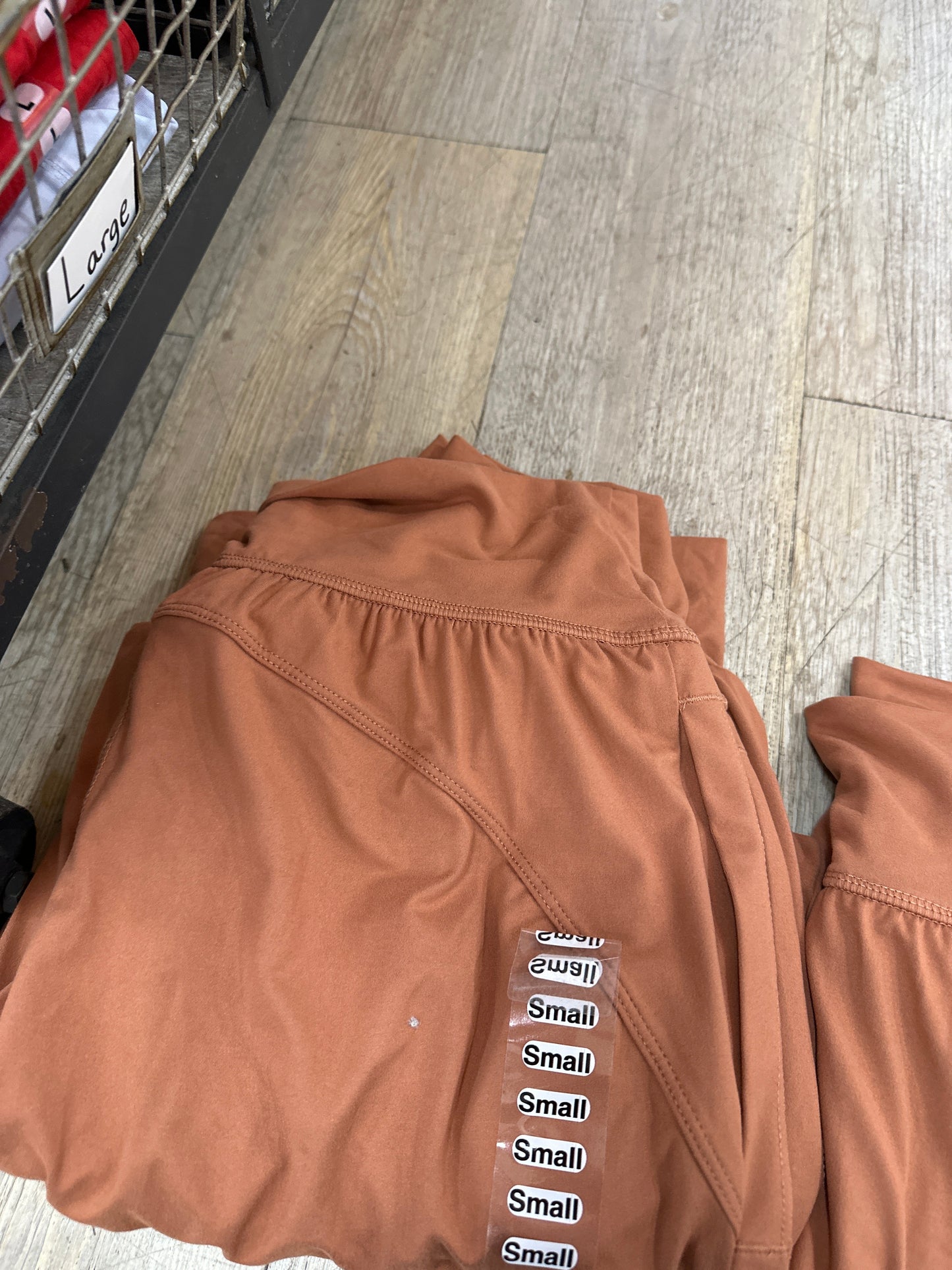 HIGH WAISTED JOGGERS W/POCKETS - DESERT SUN