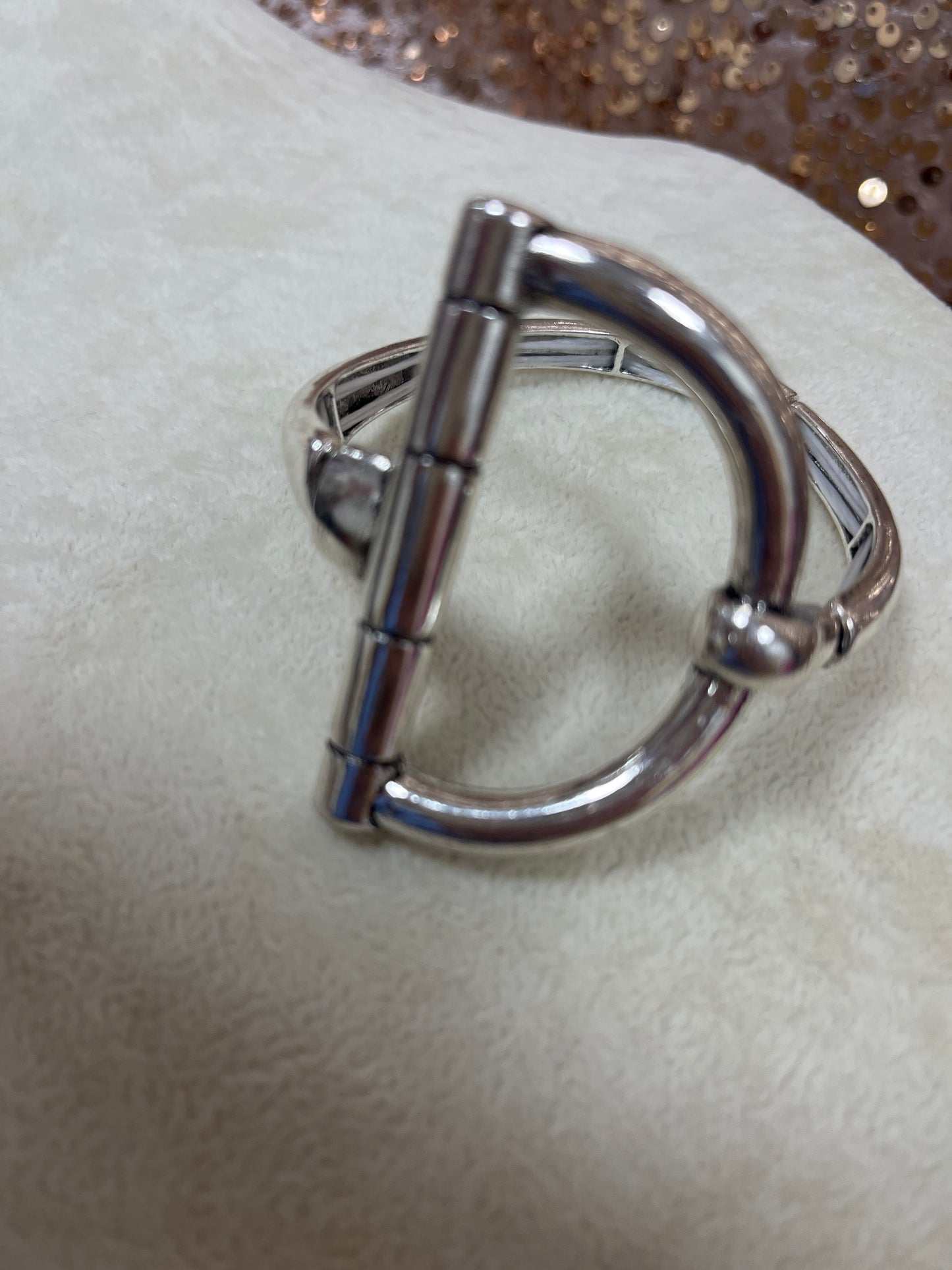 HORSEBIT OVERSIZED STRETCHABLE BRACELET