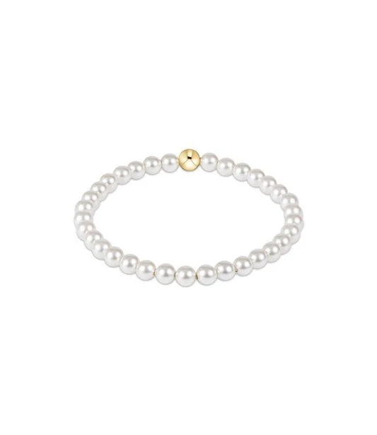 Classic Pearl 5mm Bead Bracelet