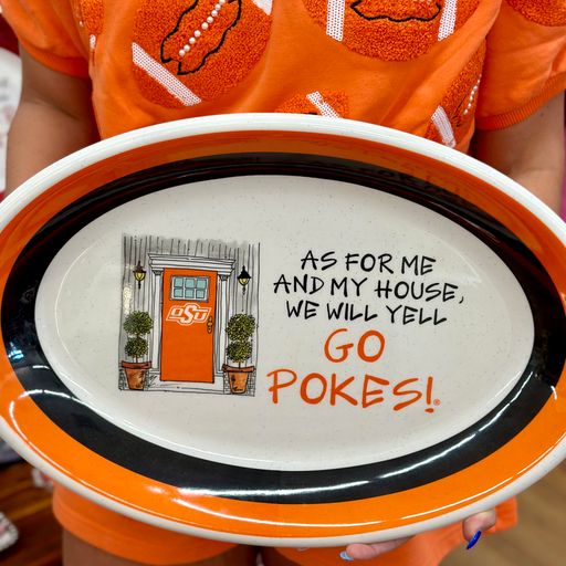 Oklahoma State We Will Yell GO POKES! Platter
