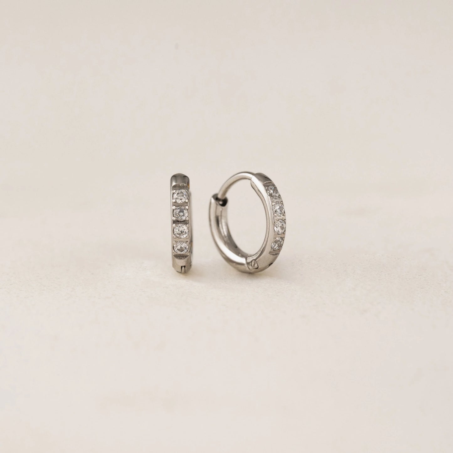 EVIE 20MM HOOPS - SILVER