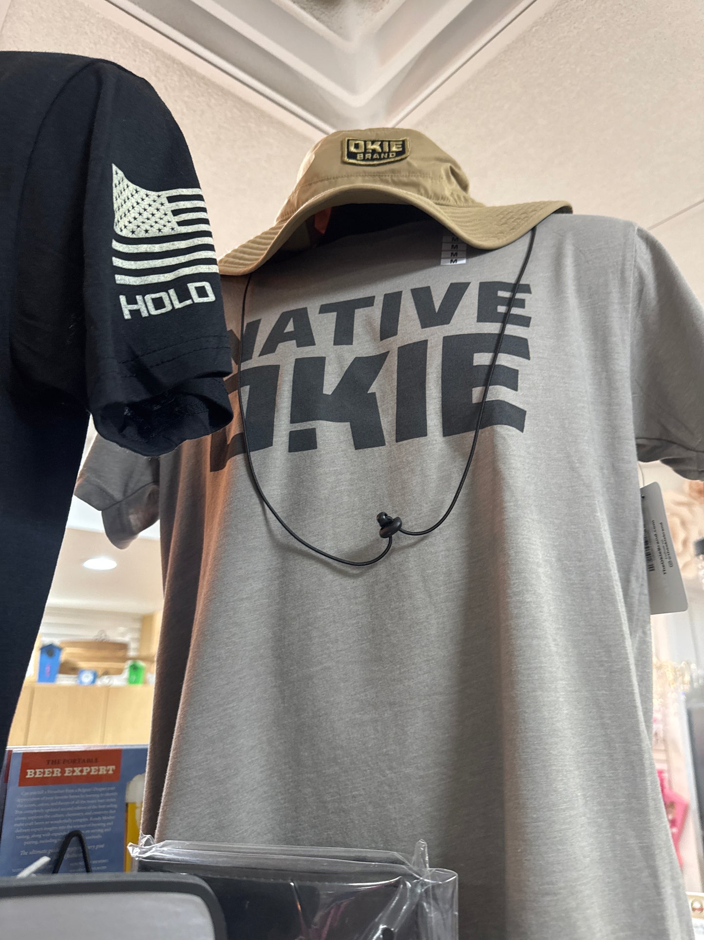 NATIVE OKIE TEE - STONE