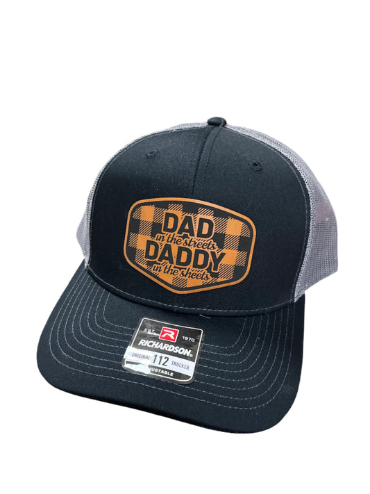BLACK & GRAY HAT - DAD/DADDY