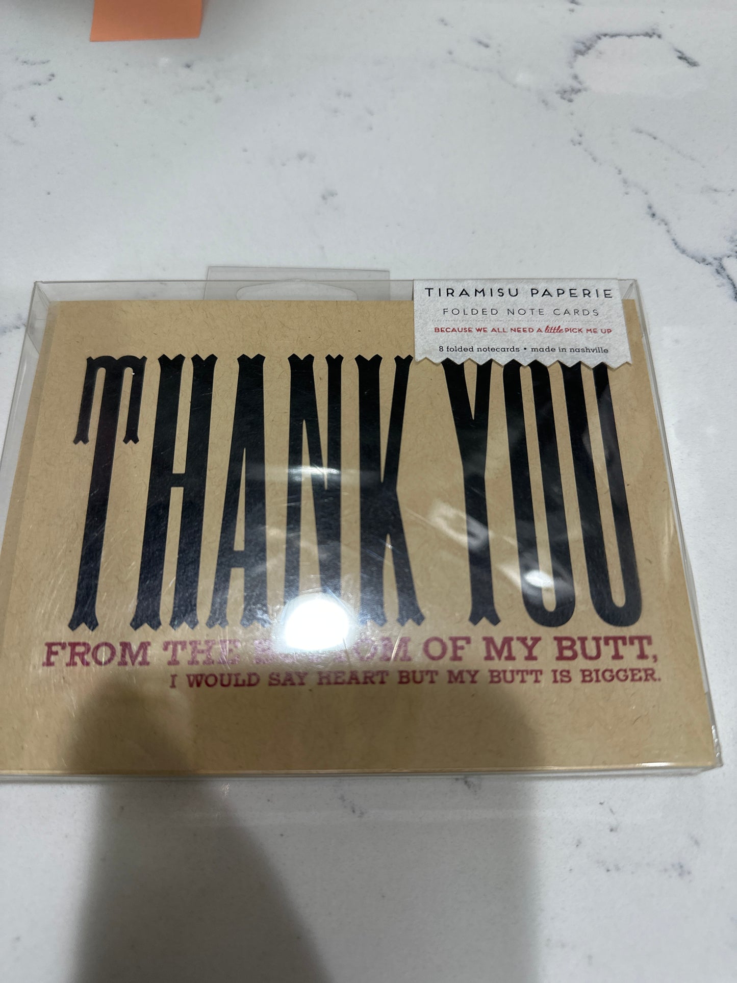 THANK YOU - FOLDED NOTE CARDS
