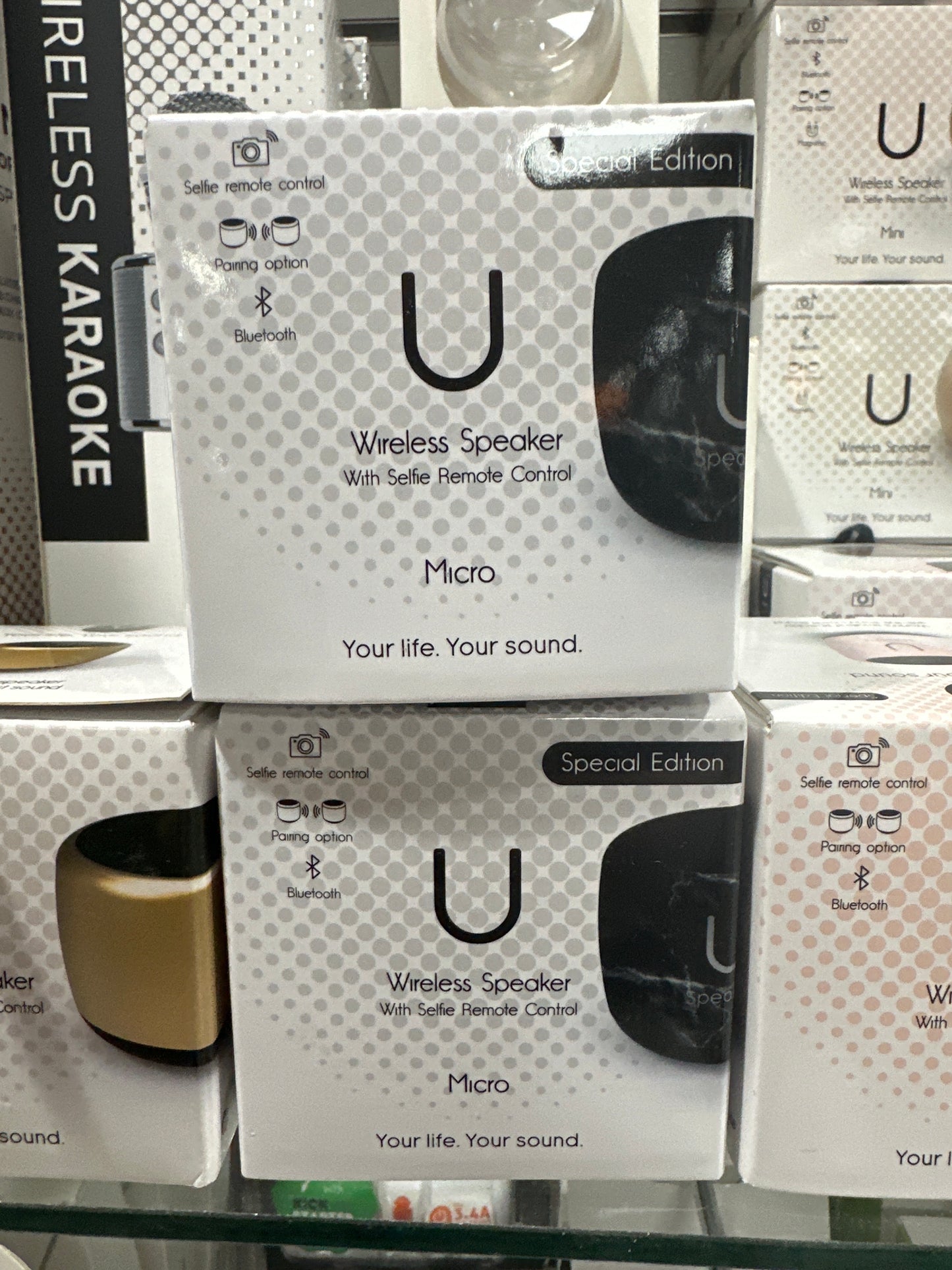 U MICRO SPEAKER - MARBLE BLACK