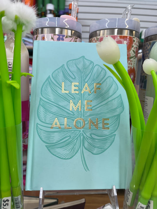 VINTAGE SASS JOURNAL - LEAF ME ALONE