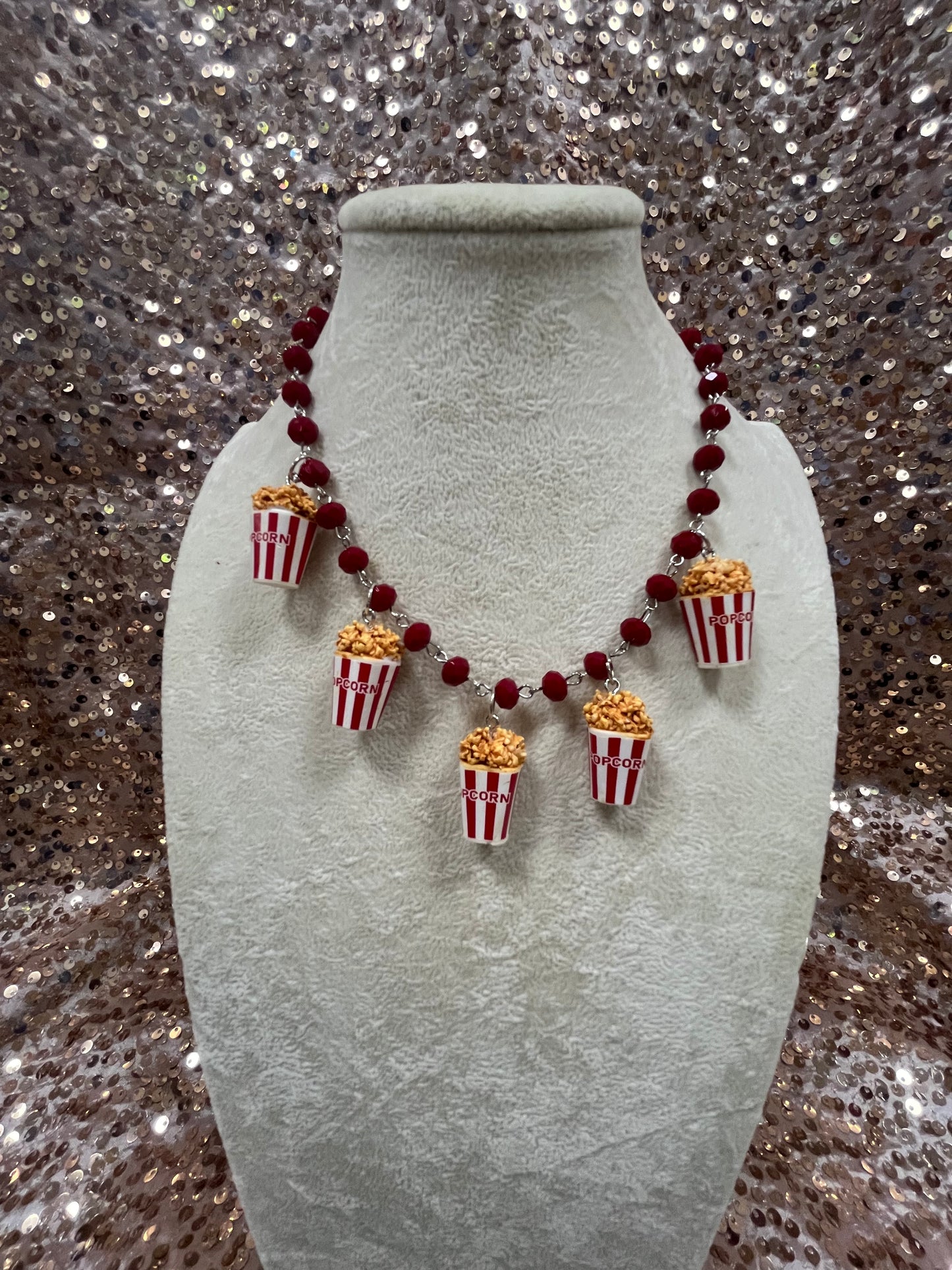 POPCORN BUCKET NECKLACE