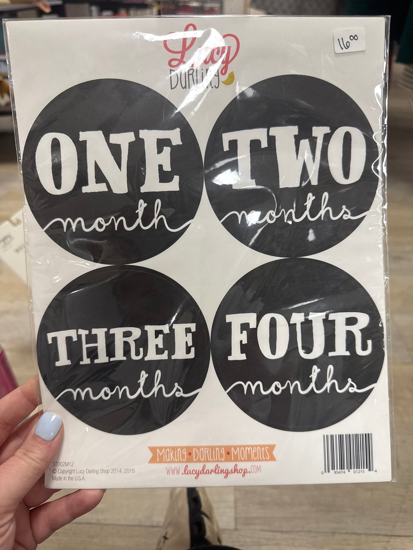 SOPHISTICATE MONTHLY STICKERS